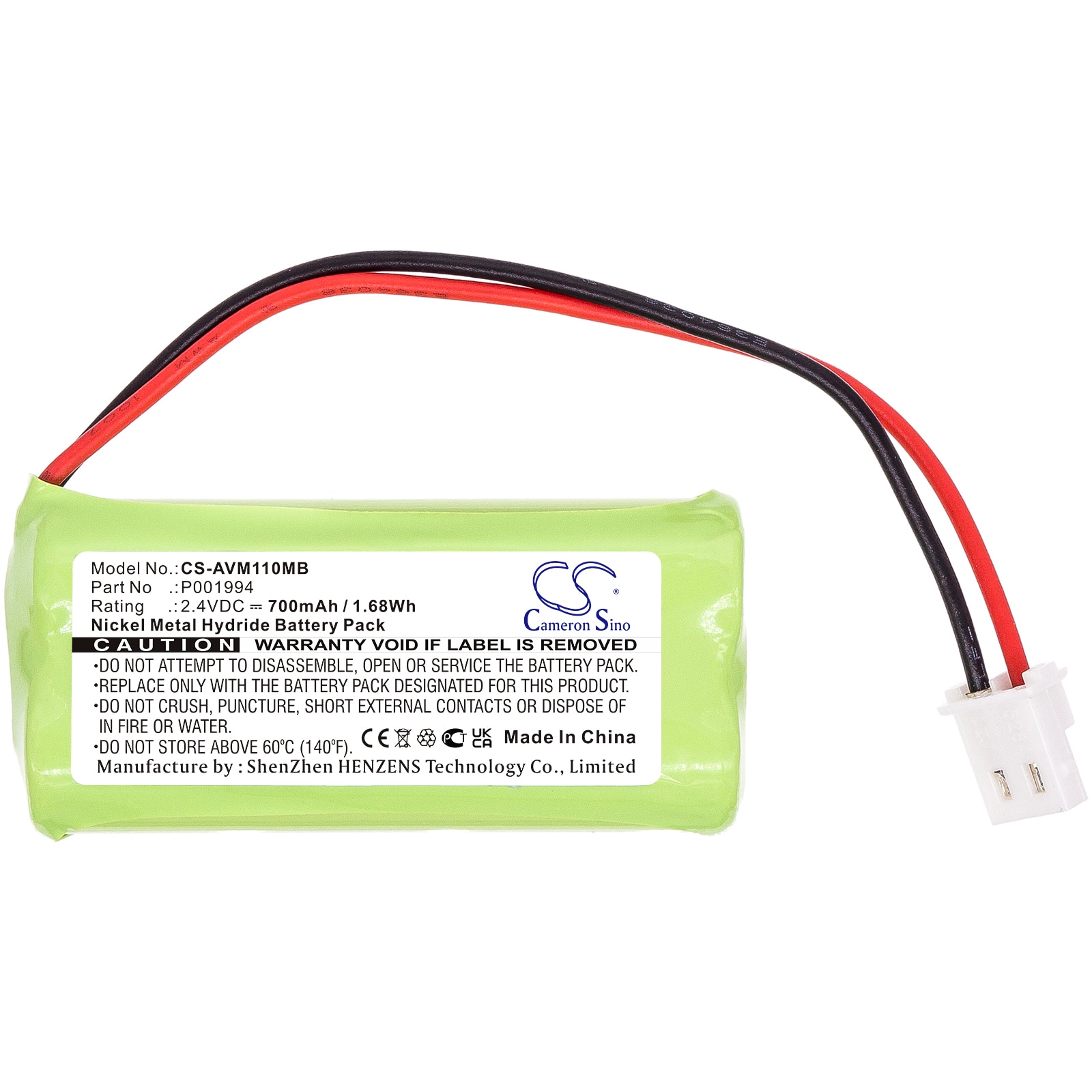 Batteri til BabyPhone for Alecto DBX-111