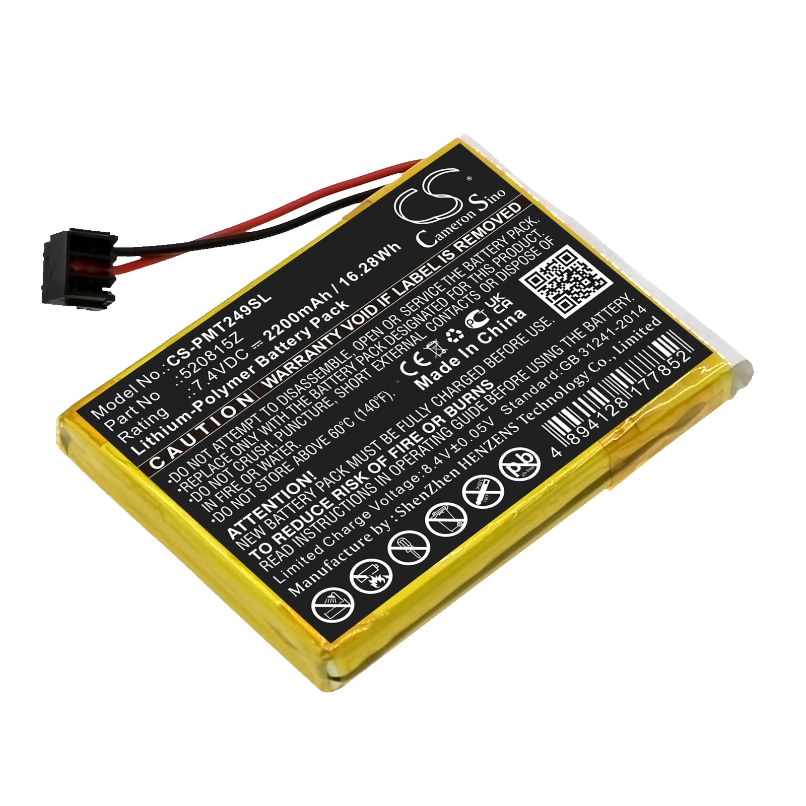 Smart Home-batteri for Pentair IntelliTouch, MobileTouch II, 4249A