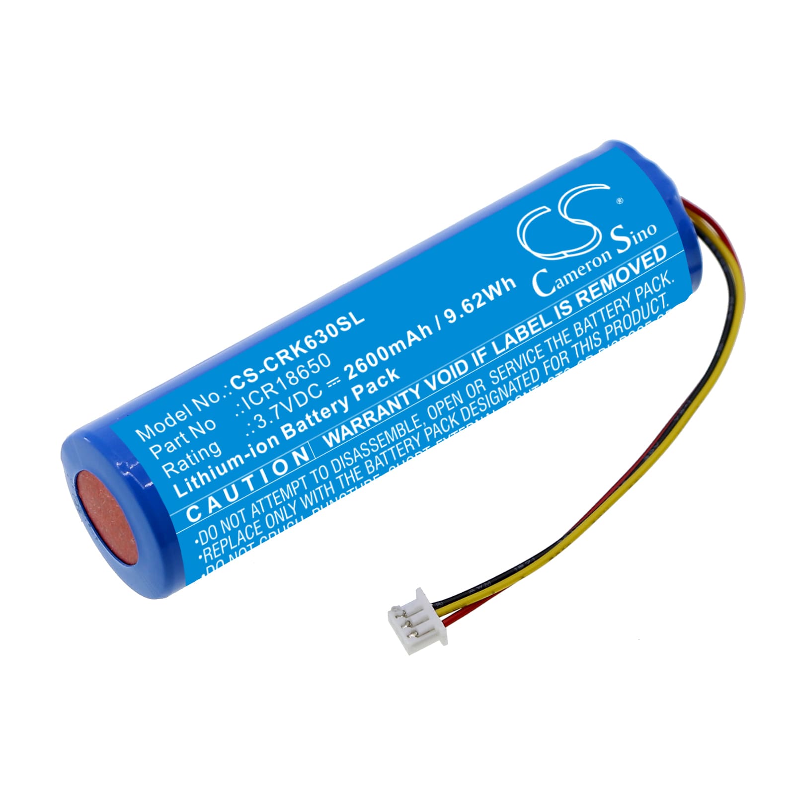Batteri for tastatur, mus for Corsair K63, K63 trådløst mekanisk spilltastatur og andre.