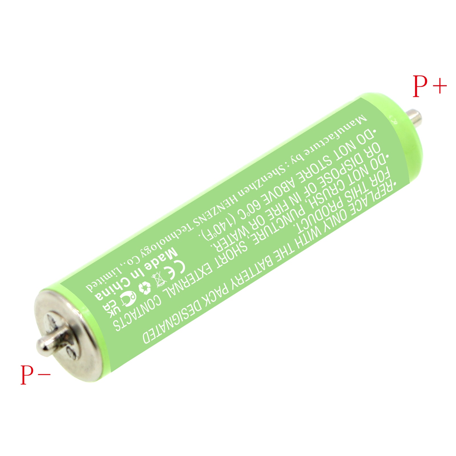 Batteri til barbermaskin for Braun 10B, 20B, 180 etc.