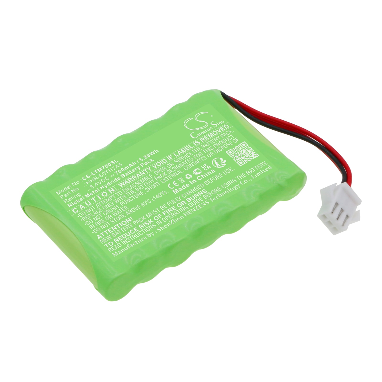Batteri for tidsklokke for Seiko QR-350, QR-375, QR-395 osv.