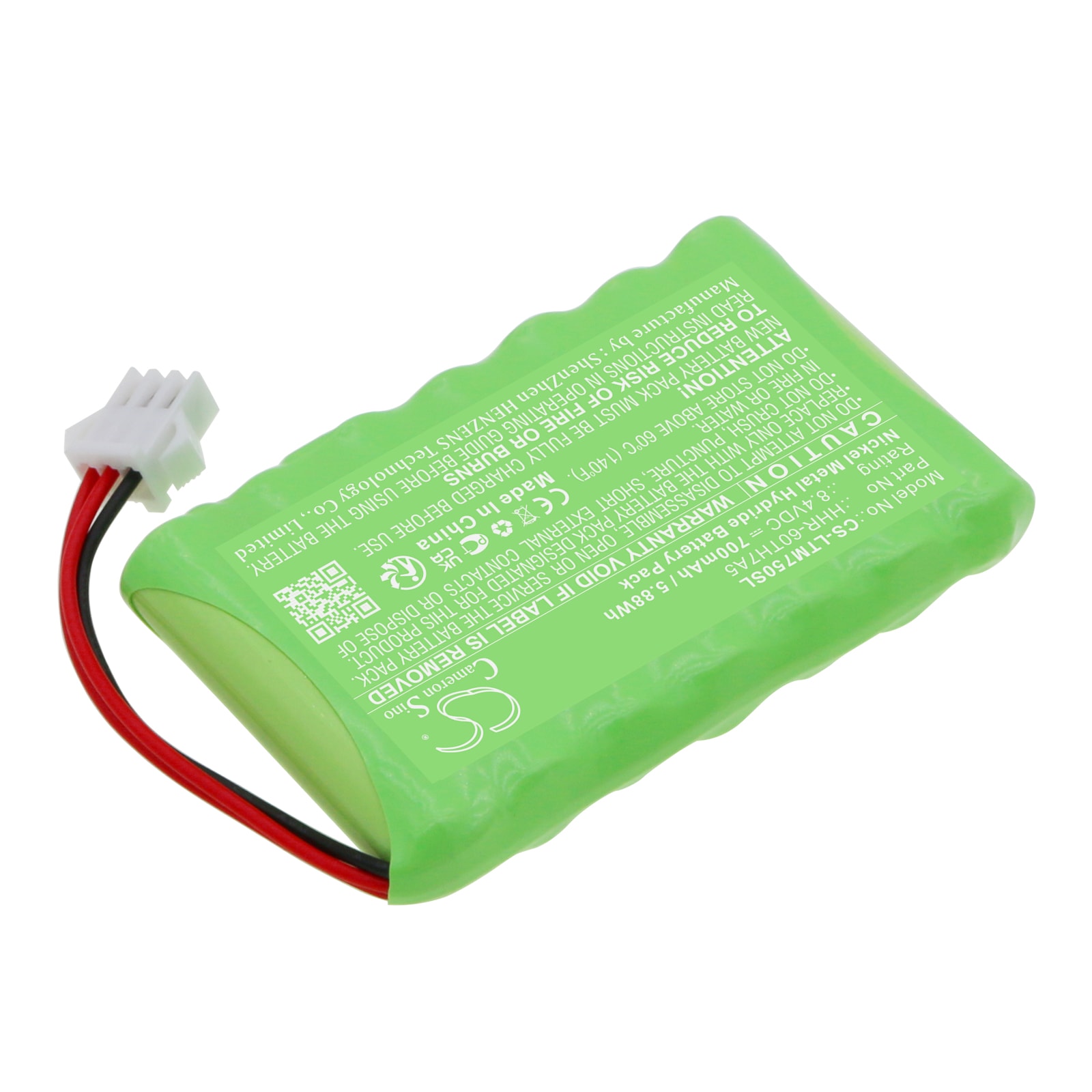 Batteri for tidsklokke for Seiko QR-350, QR-375, QR-395 osv.