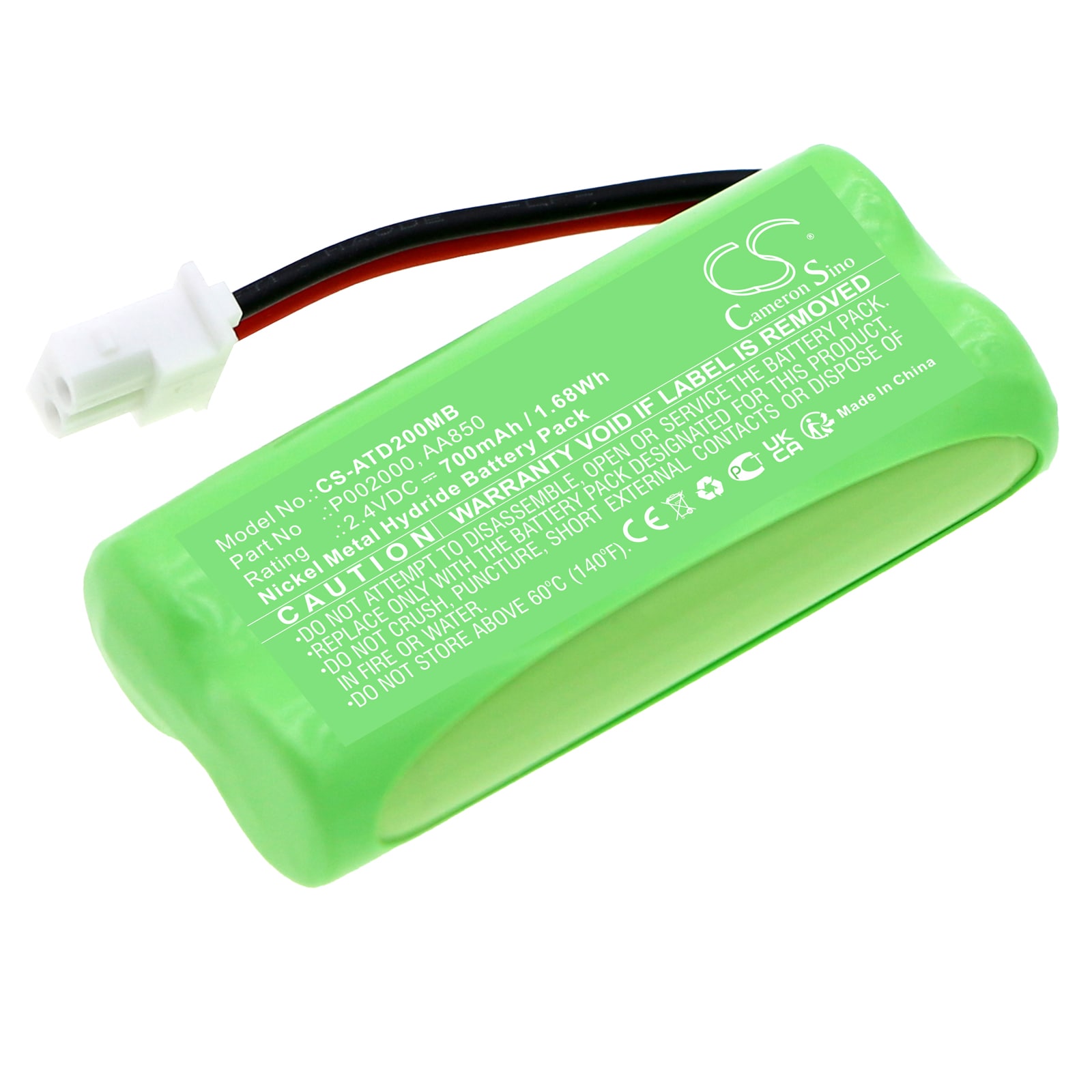 Batteri til BabyPhone for Alecto DBX-20