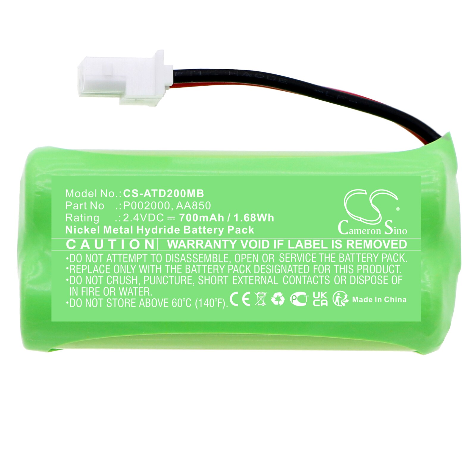 Batteri til BabyPhone for Alecto DBX-20
