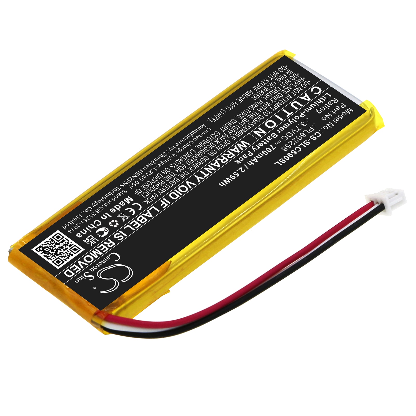 Batteri til spillkonsoll for SteelSeries Nimbus+ Controller, 69070, 9076SW og andre.