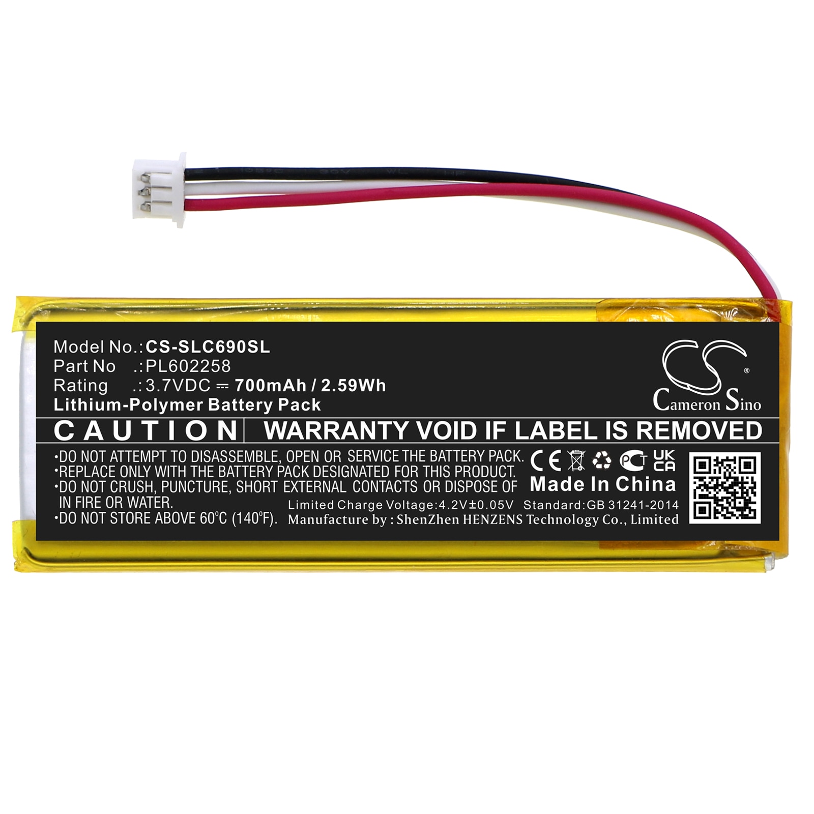 Batteri til spillkonsoll for SteelSeries Nimbus+ Controller, 69070, 9076SW og andre.
