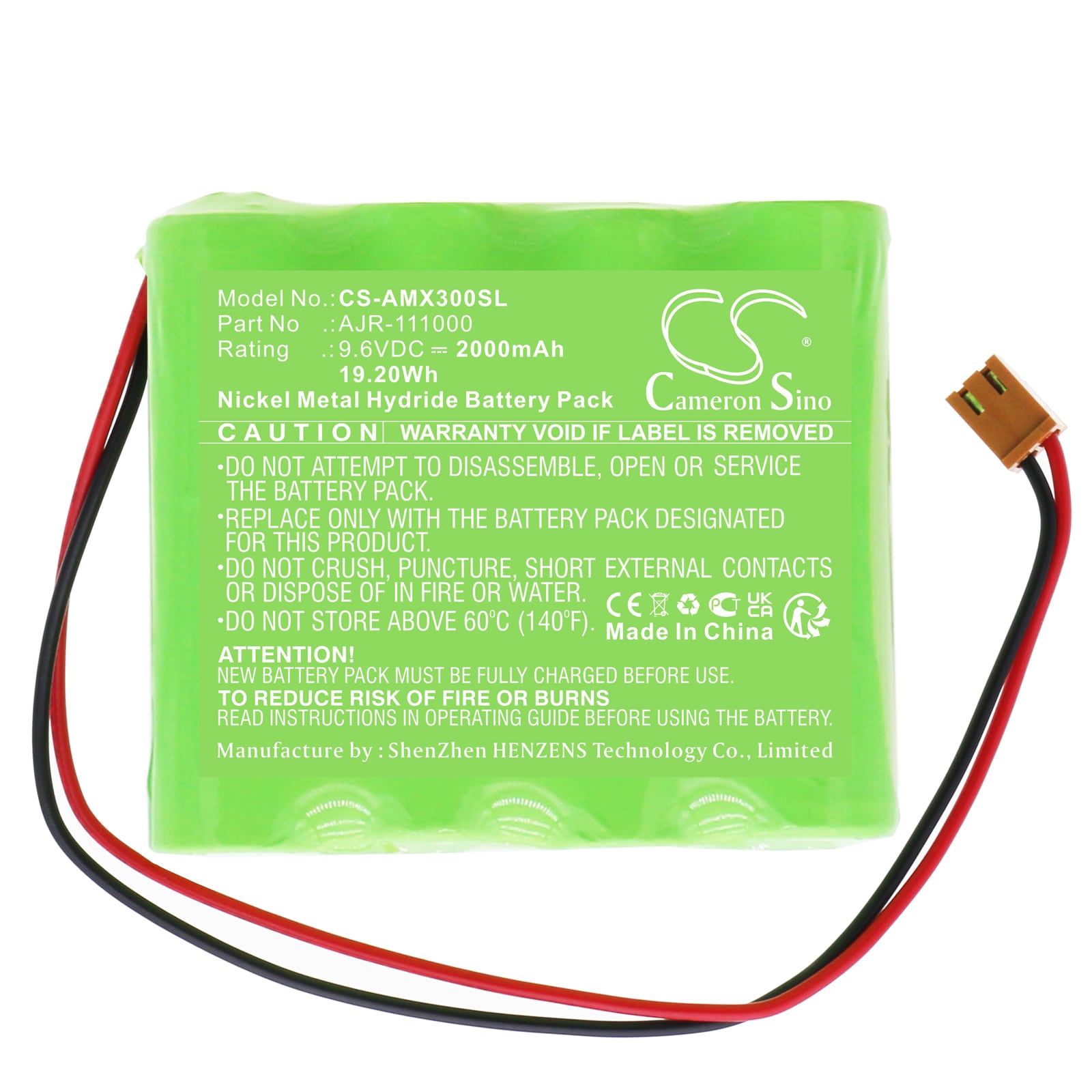Batteri til Time Clock for Amano PIX3000, PIX3000xN, TS-3000i Web TimeSync og andre.