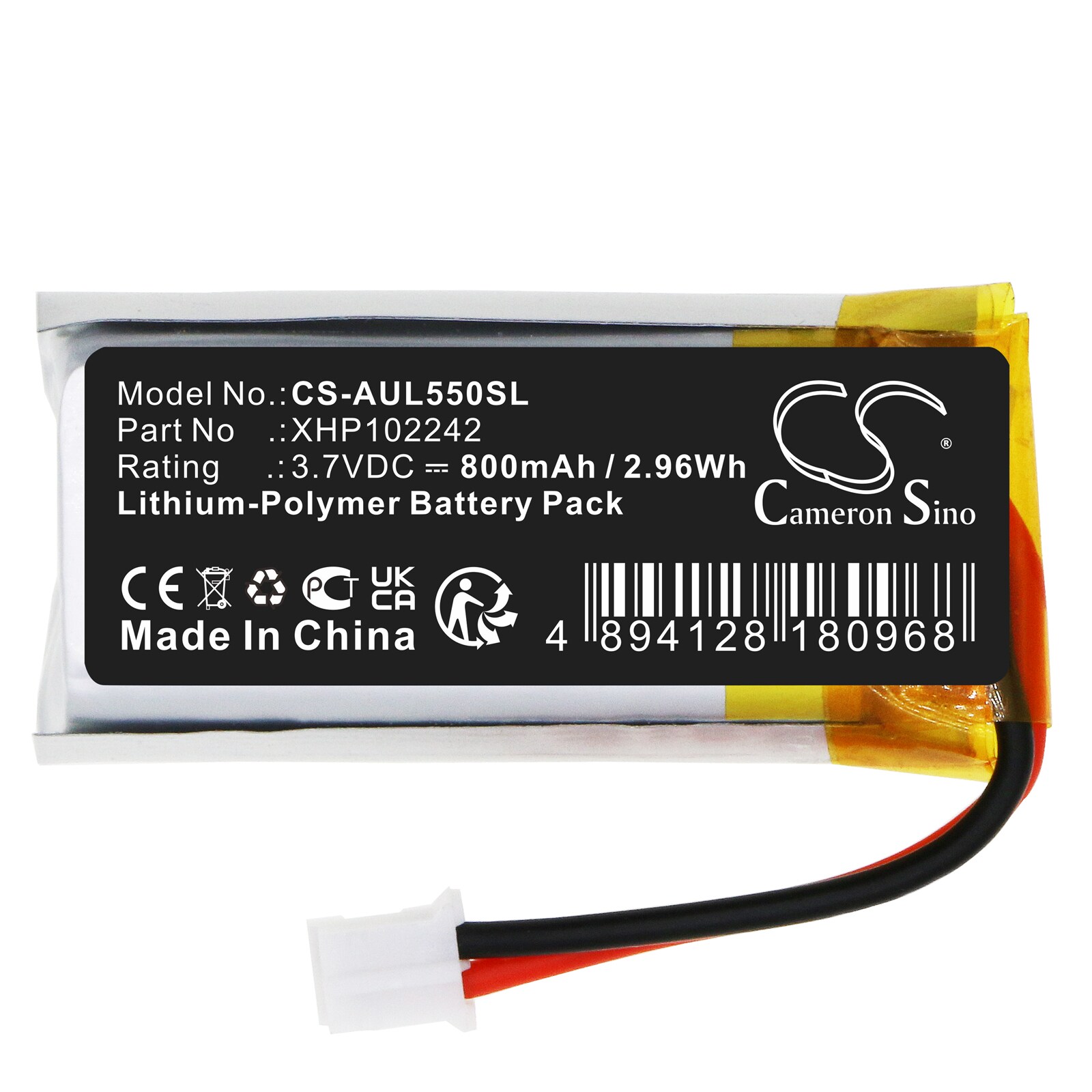 Batteri for tastatur, mus for ASUS ROG Spatha, LE55