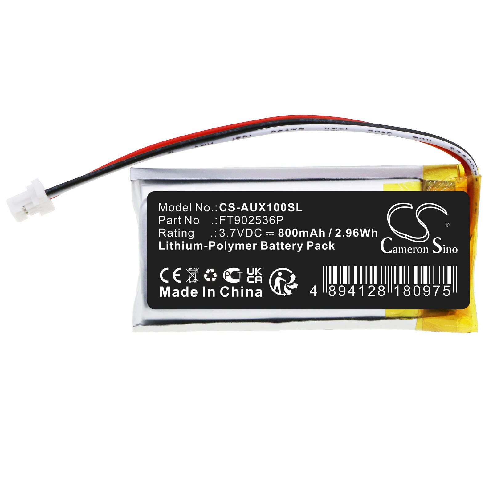 Batteri for tastatur, mus for ASUS ROG Spatha X, ROG Gladius ll, ROG Spatha RF