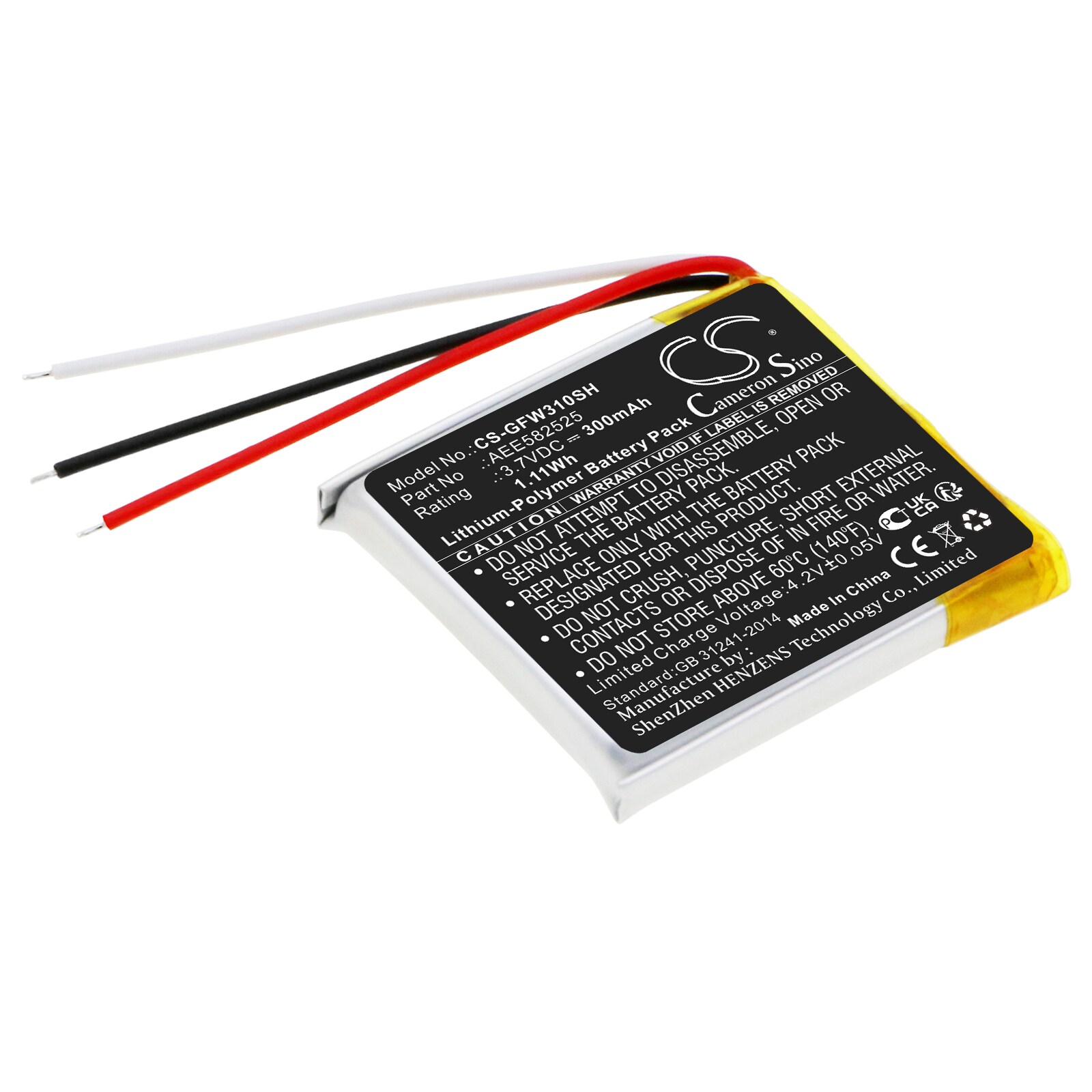 Batteri til smartklokke for Golf Buddy WTX, WTX+