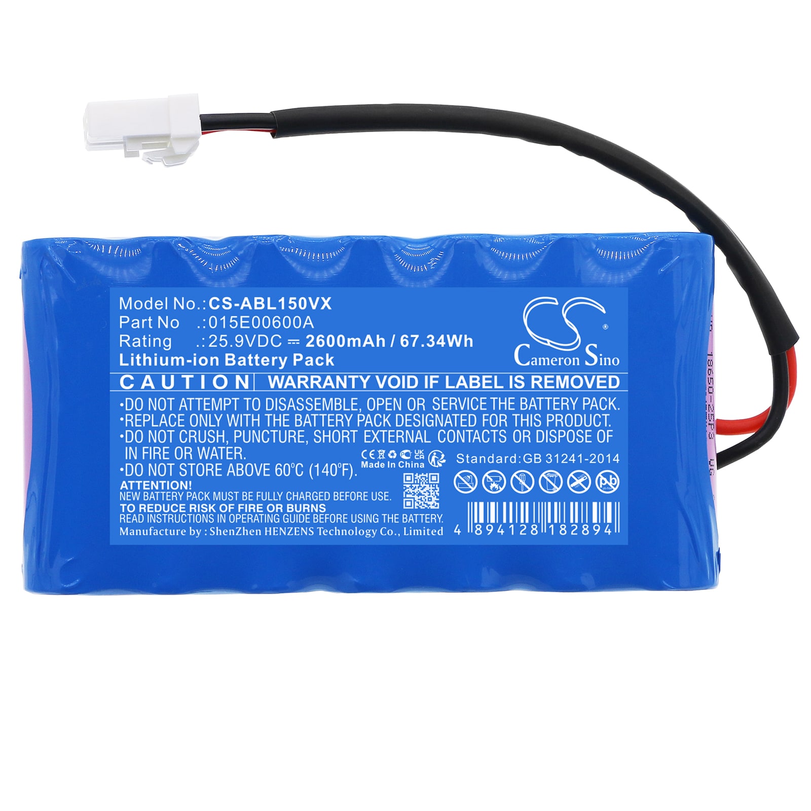 Batteri til gressklippere for Wiper Wiper Premium i70, Premium i70 700 m² Bluetooth etc.