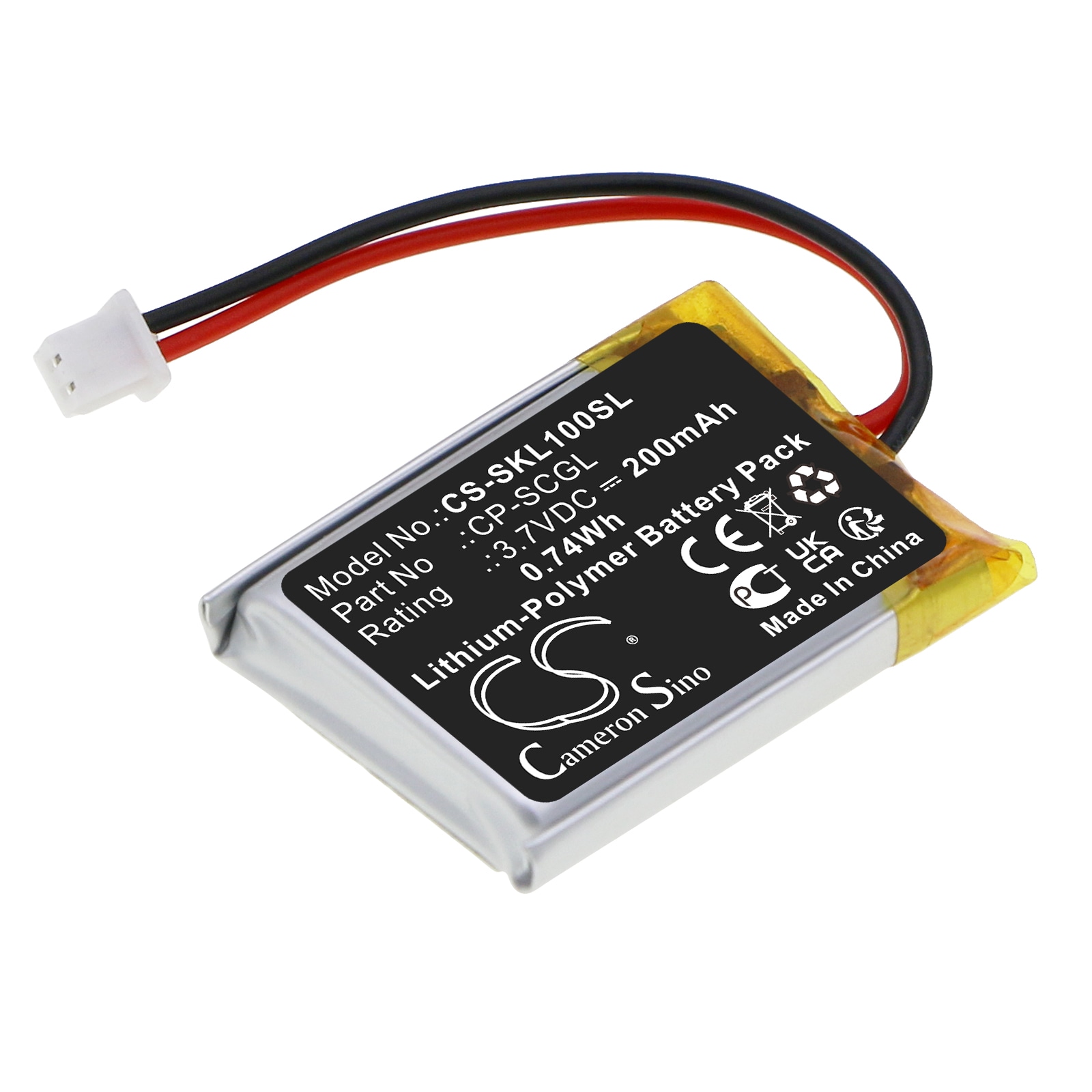 Batteri til smartklokke for SkyCaddie Golf LINX