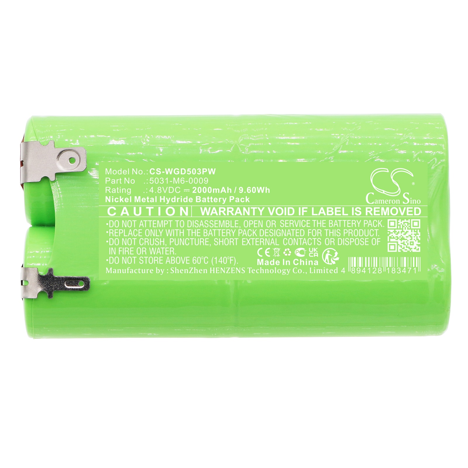 Batteri for hageredskaper for WOLF Garten 7085916, Accu 80