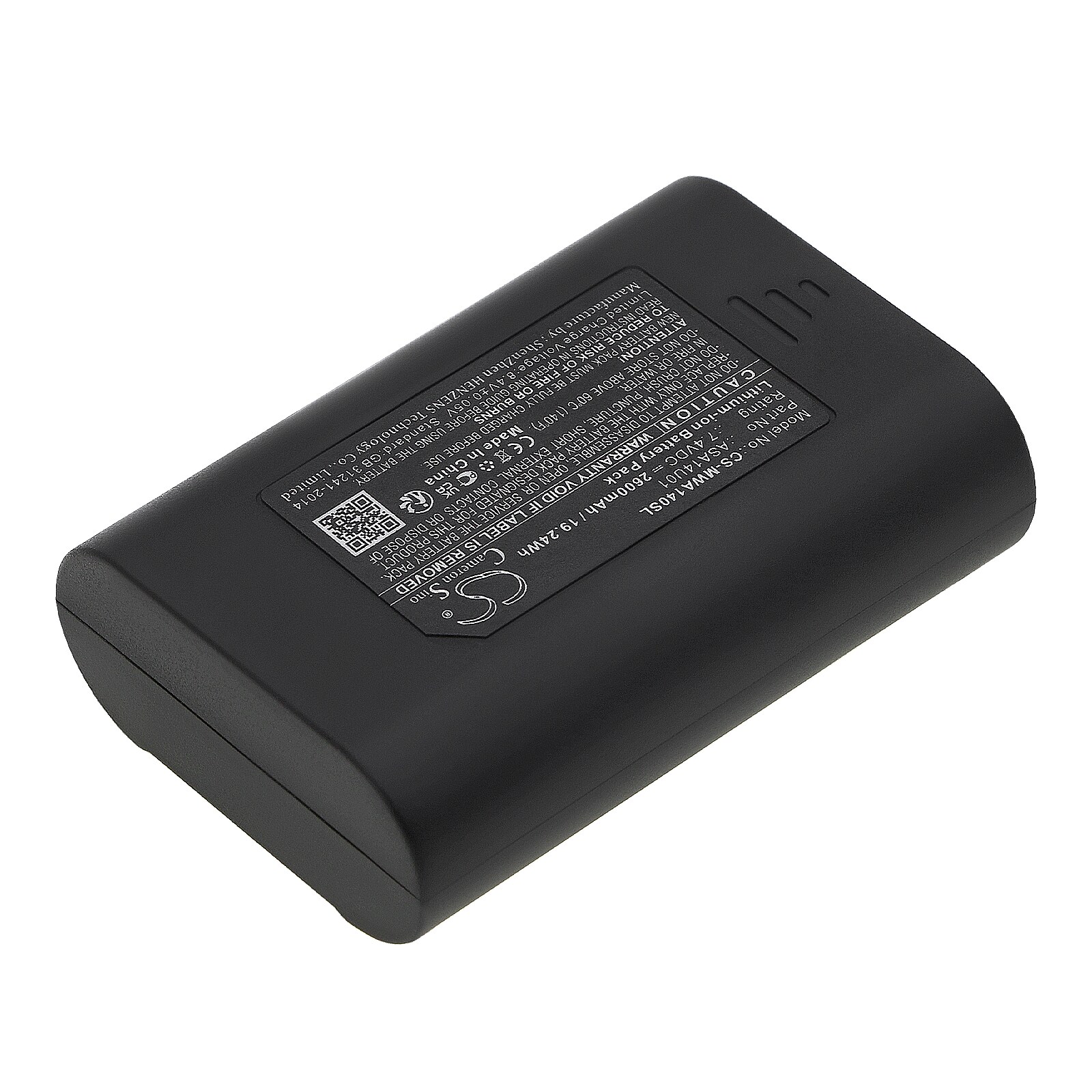 Batteri til oppvarmede klær for mobil oppvarming av Fieldsheer, vester, jakker osv.
