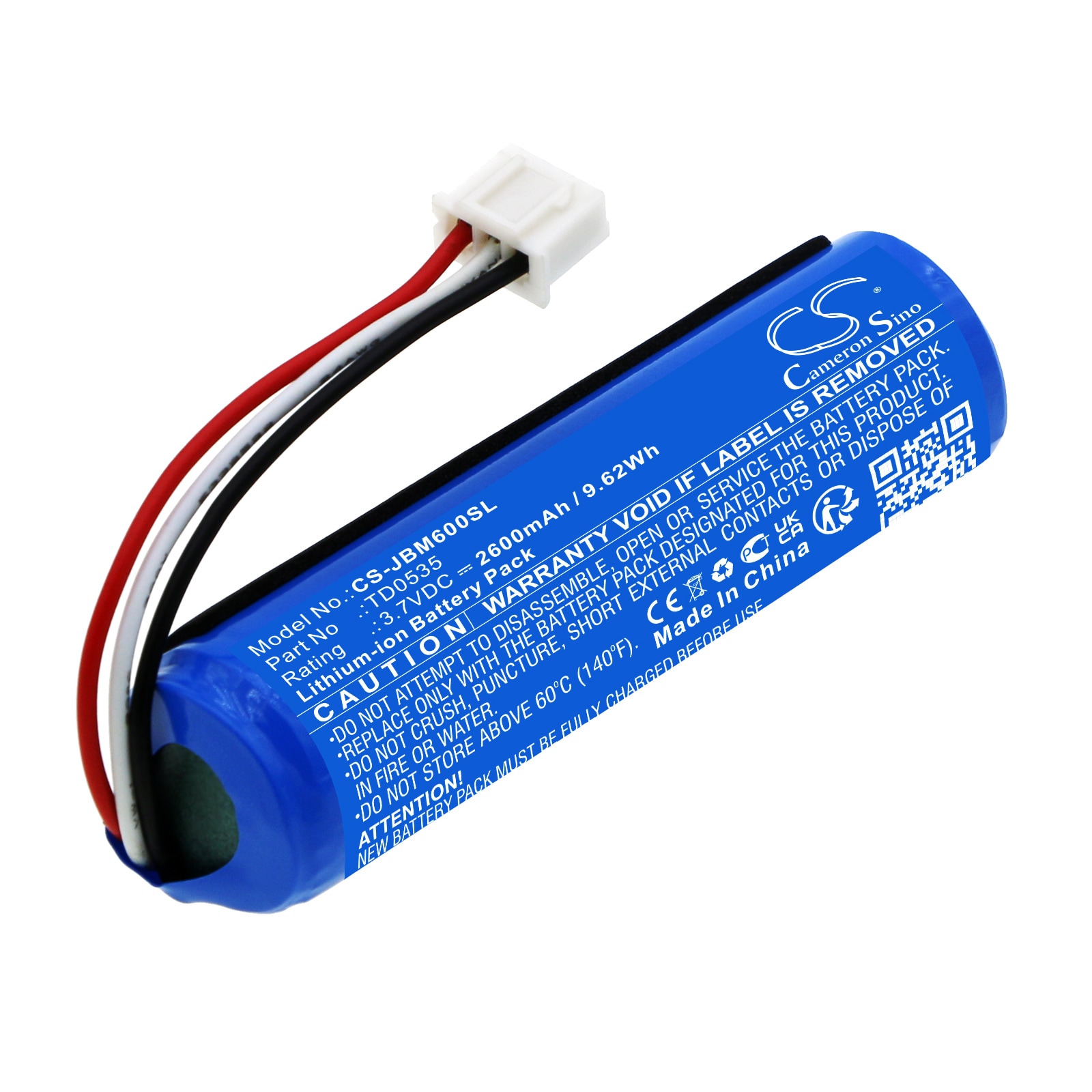 Batteri til mikrofon for JBL KMC 600