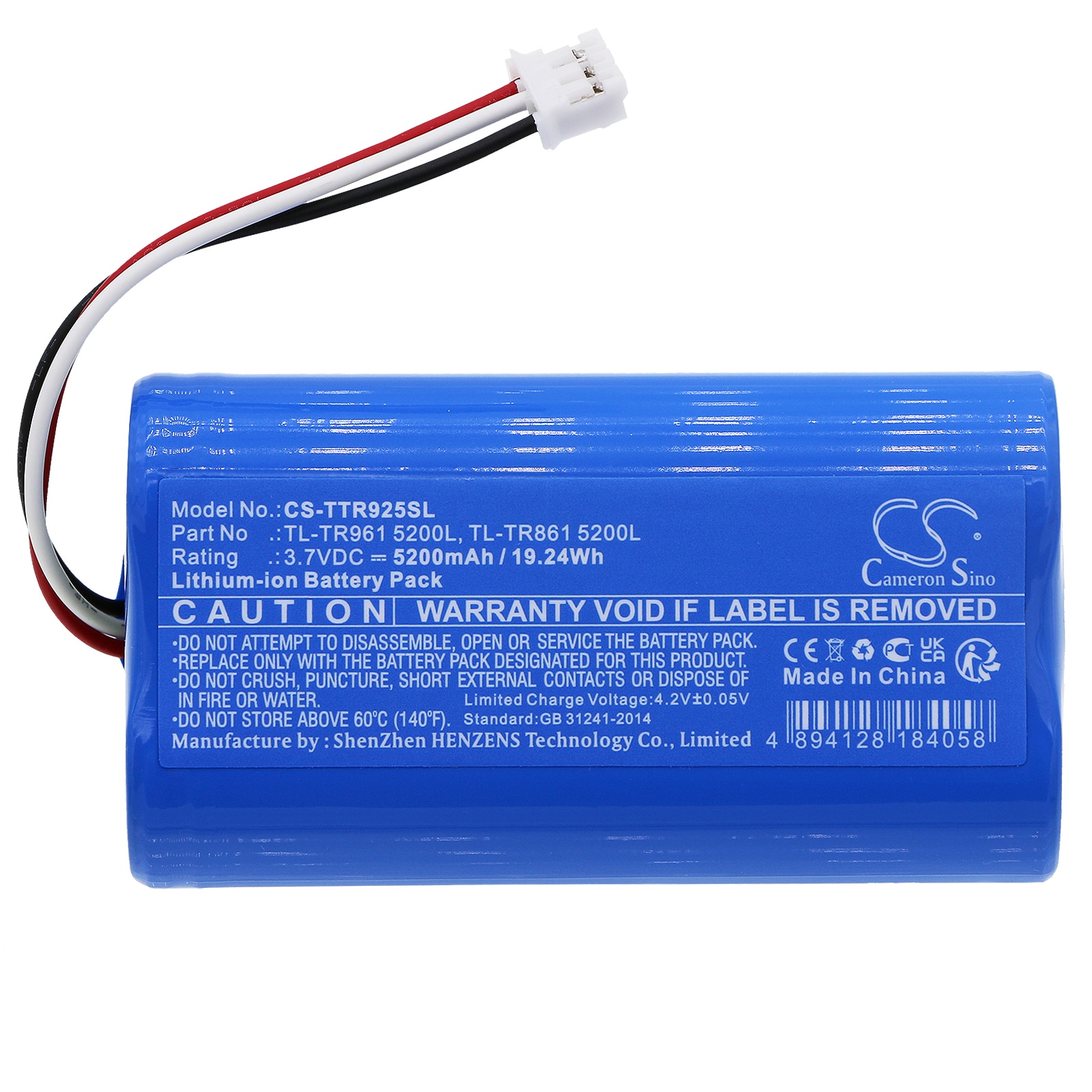 Batteri for hotspot for TP-Link TL-TR961 5200L, TL-TR861 5200L