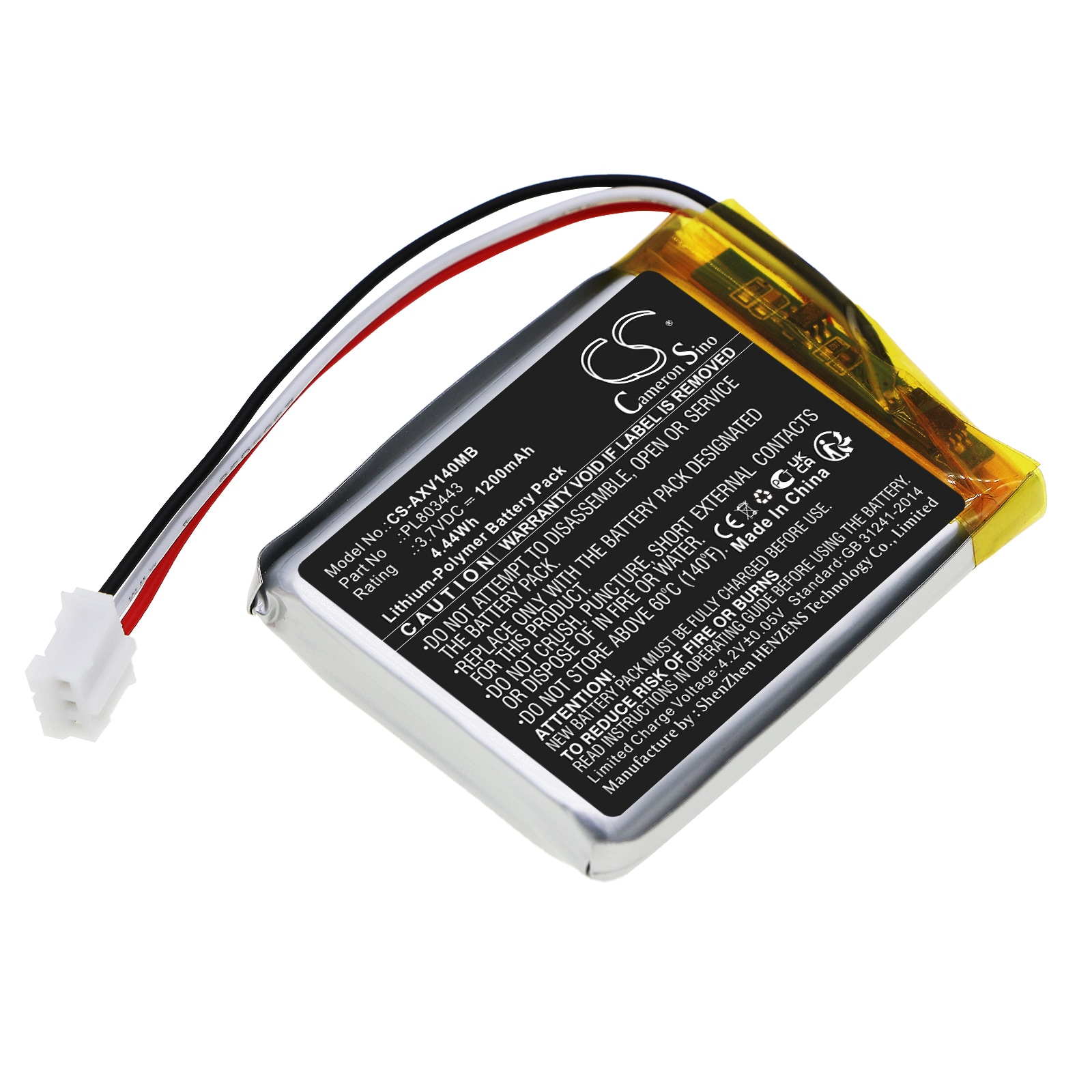Batteri til BabyPhone for Axvue Video Monitor 140
