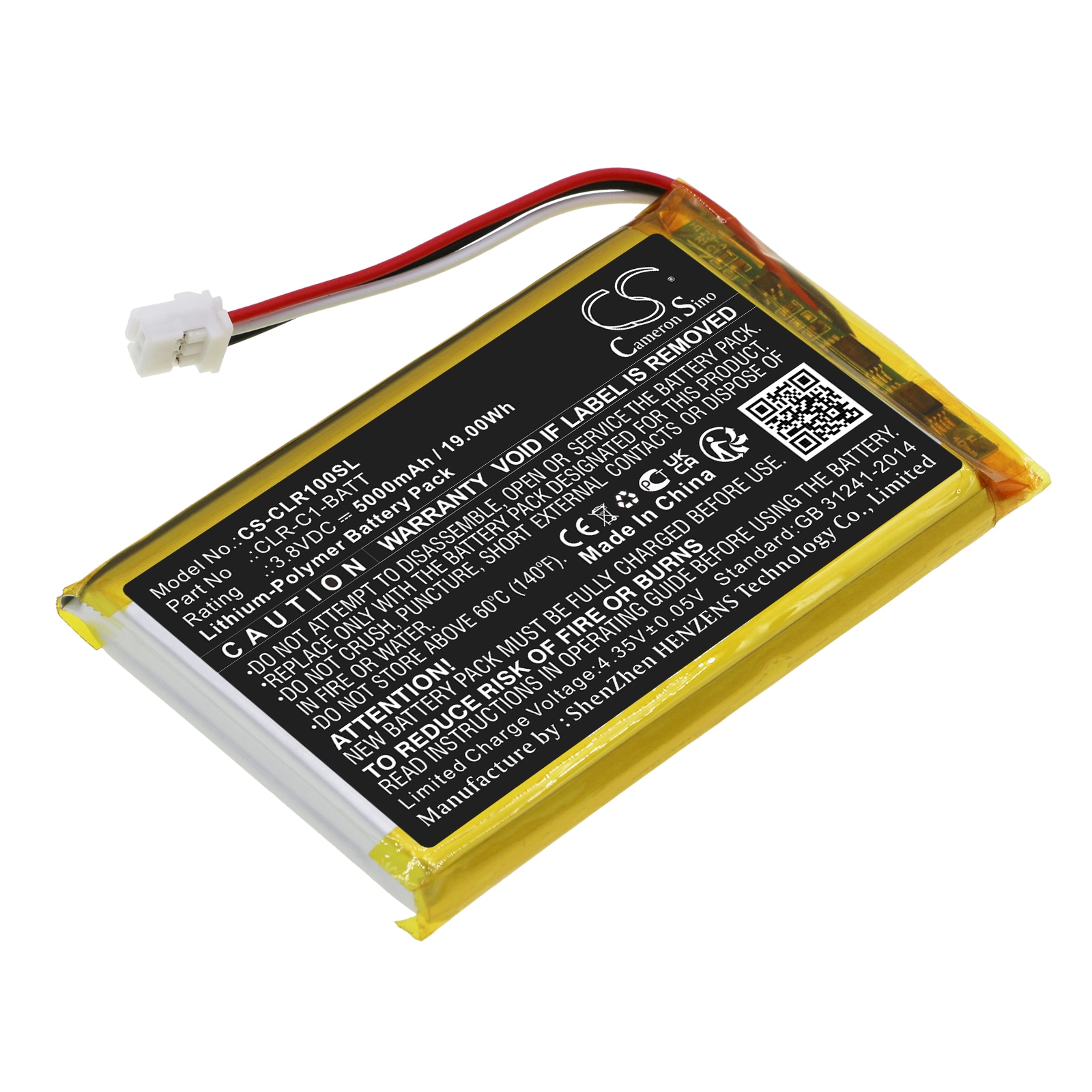 Smarthusbatteri for ClareOne Smarthuspanel, CLR-C1-PNL1