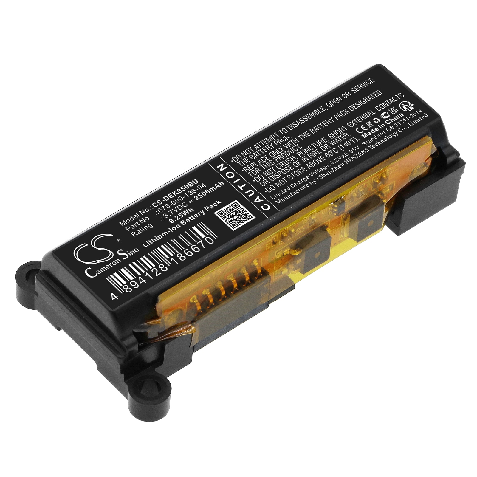 Batteri for RAID-kontroller for DELL-kontrollerkort DGK85