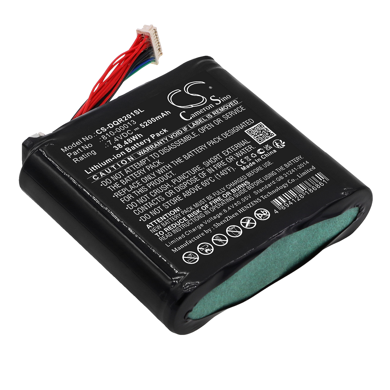 Batteri for VR til DAQRI Smart Glasses, DQR002001