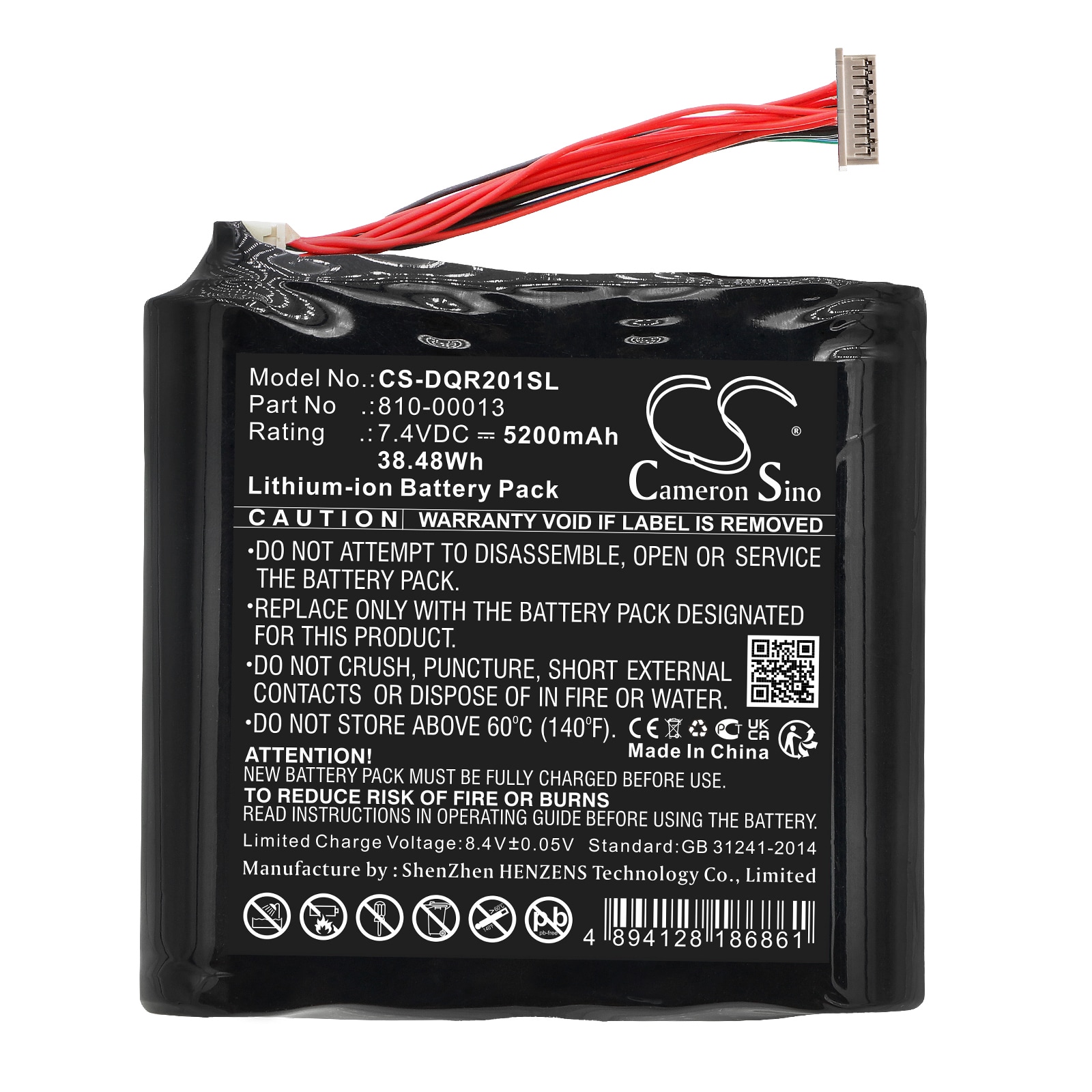 Batteri for VR til DAQRI Smart Glasses, DQR002001