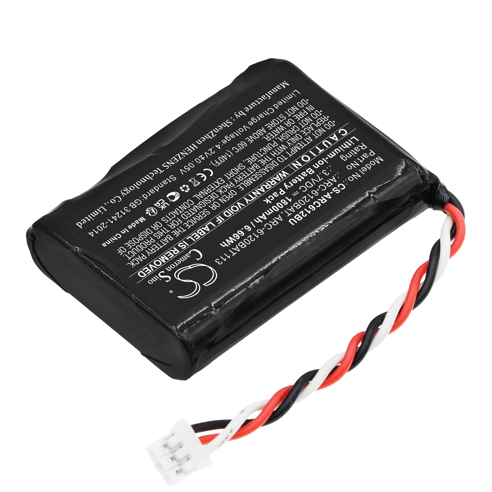 Batteri for RAID-kontroller for Areca ARC-11xx(ML), ARC-12xx(ML), ARC-12xx(4i/4x/8x) og andre.