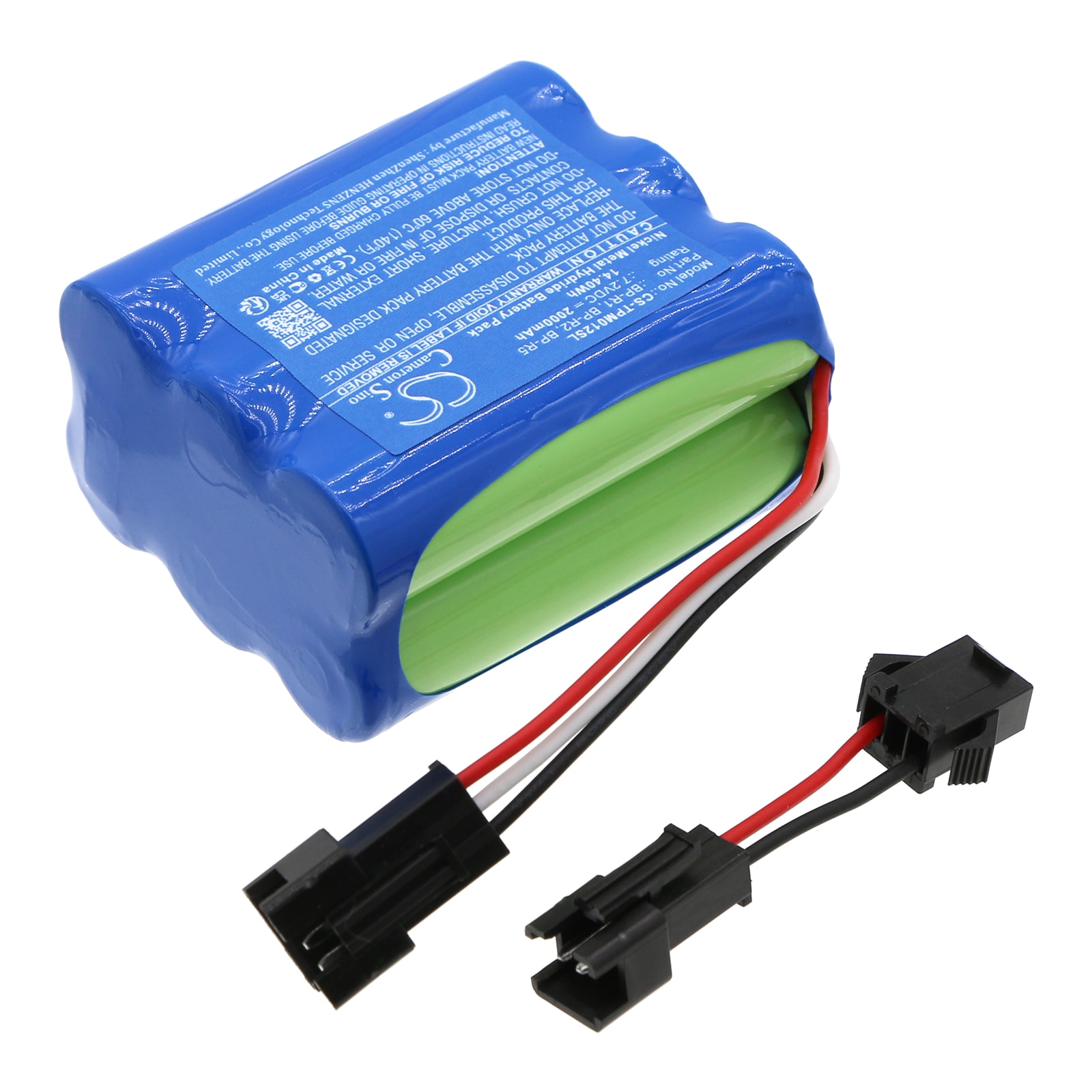 Batteri til TEAC / Tivoli Audio 7,2 V 2000 mAh – Miljøvennlig Ni-MH Erstatningsbatteri