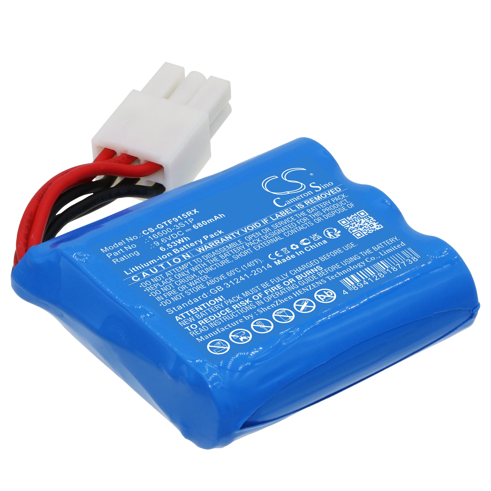 Batteri til biler for GPToys Foxx 9115, Foxx 9116, Foxx S911 og andre.