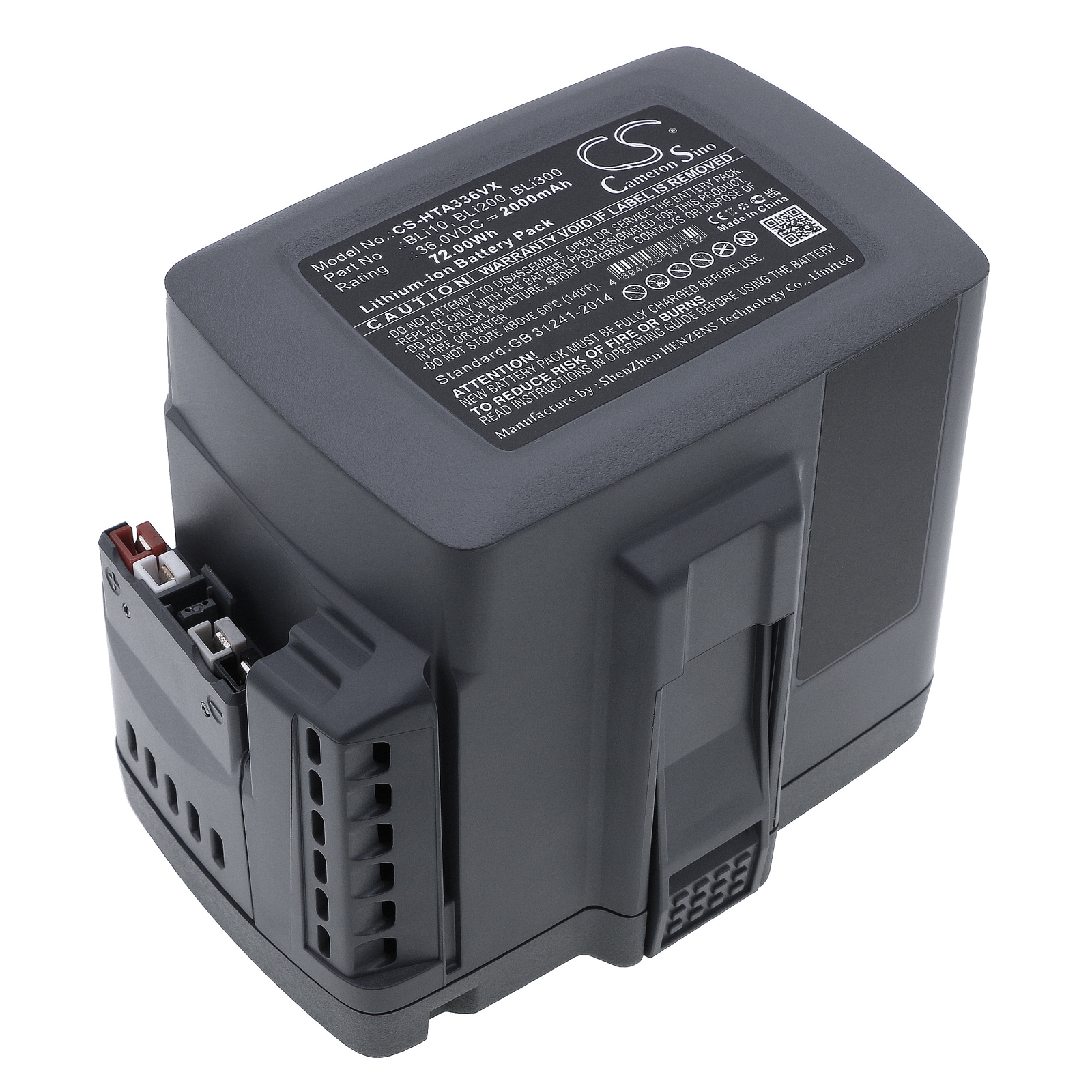 Batteri til gressklippere for Husqvarna 436LiB, 320iB, 536LiHE3 og andre