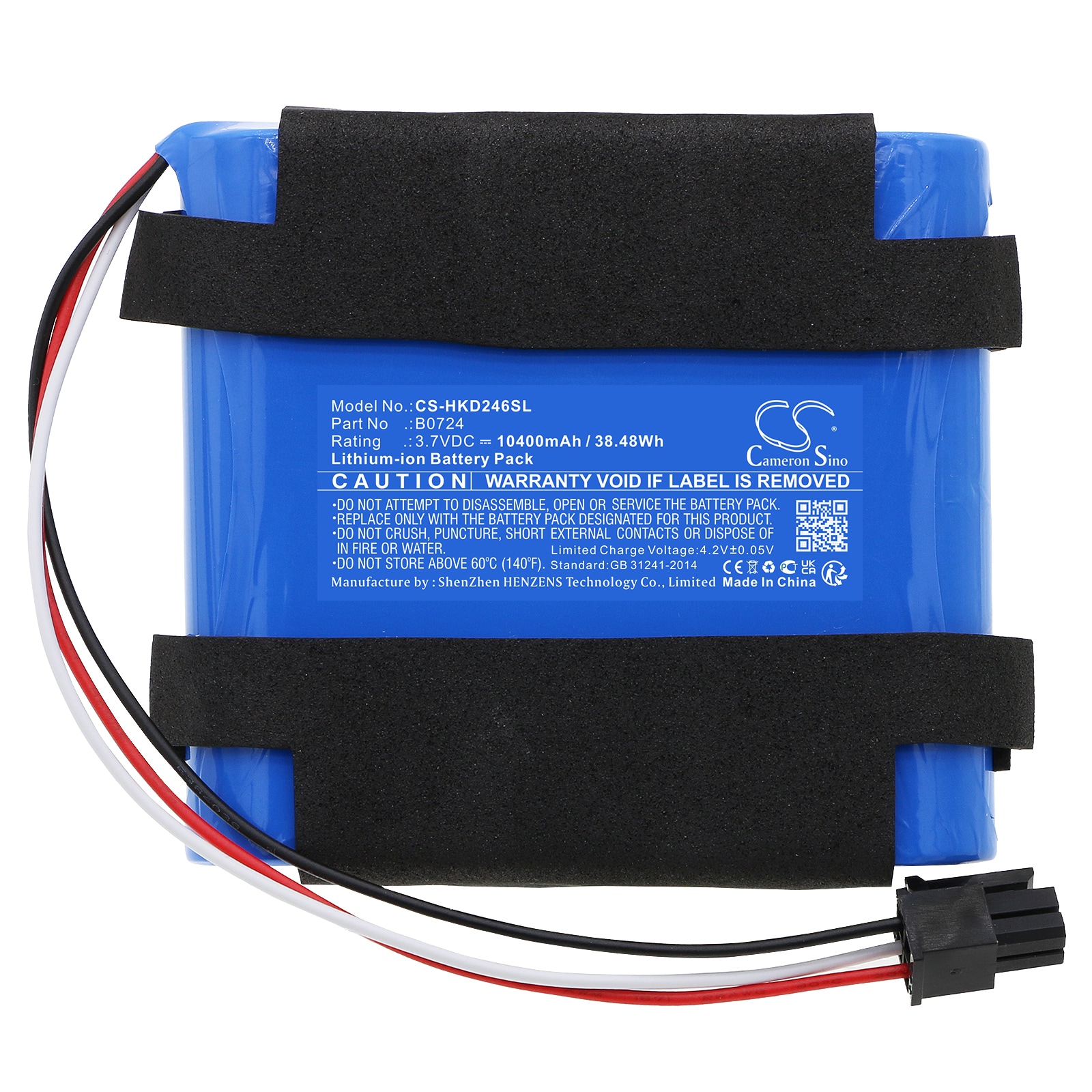 Batteri til Hikvision DS-2XS2T46XM sikkerhetskamera for hjemmet