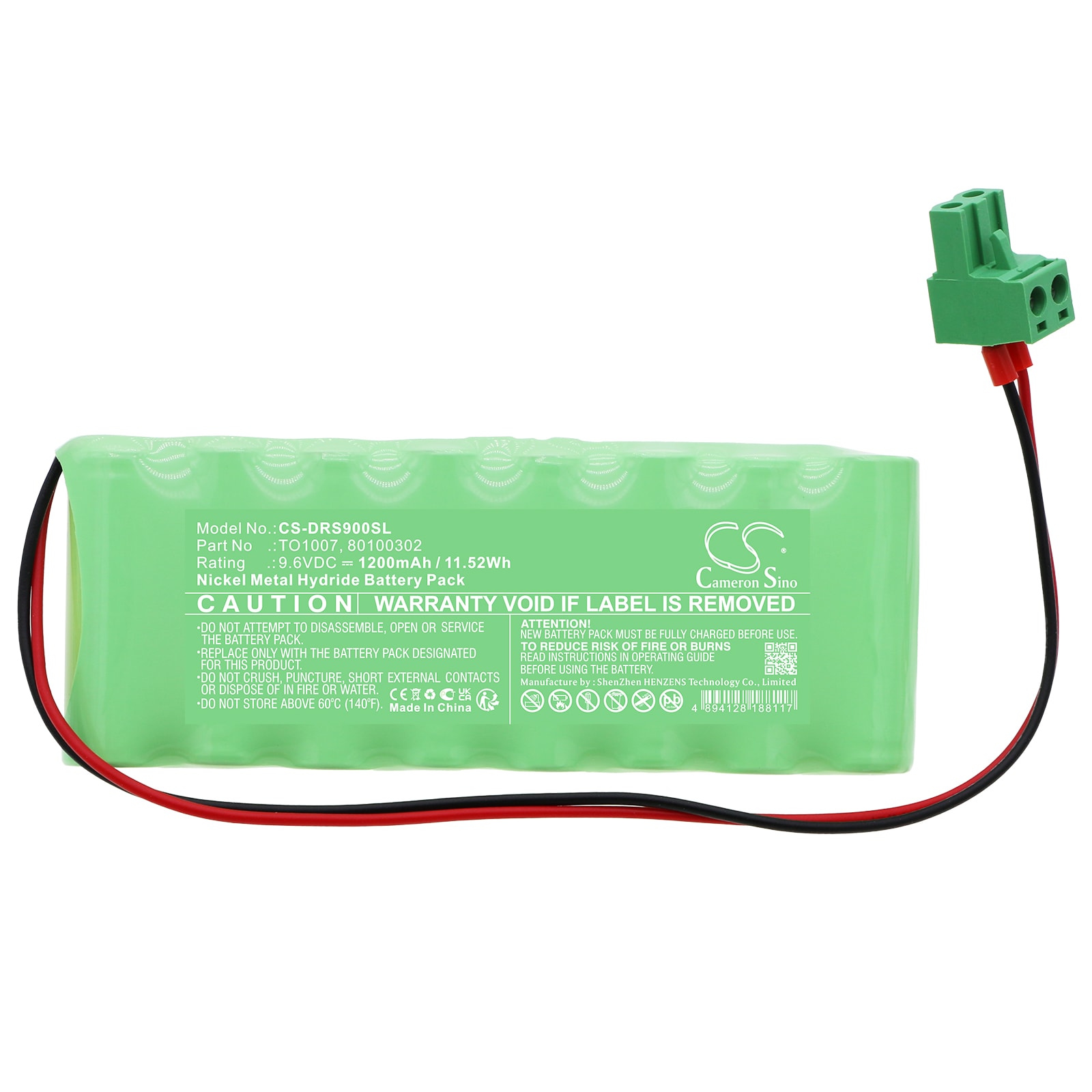 Batteri for automatiske dører til Dorma ES90, ES100, ADT006 osv.