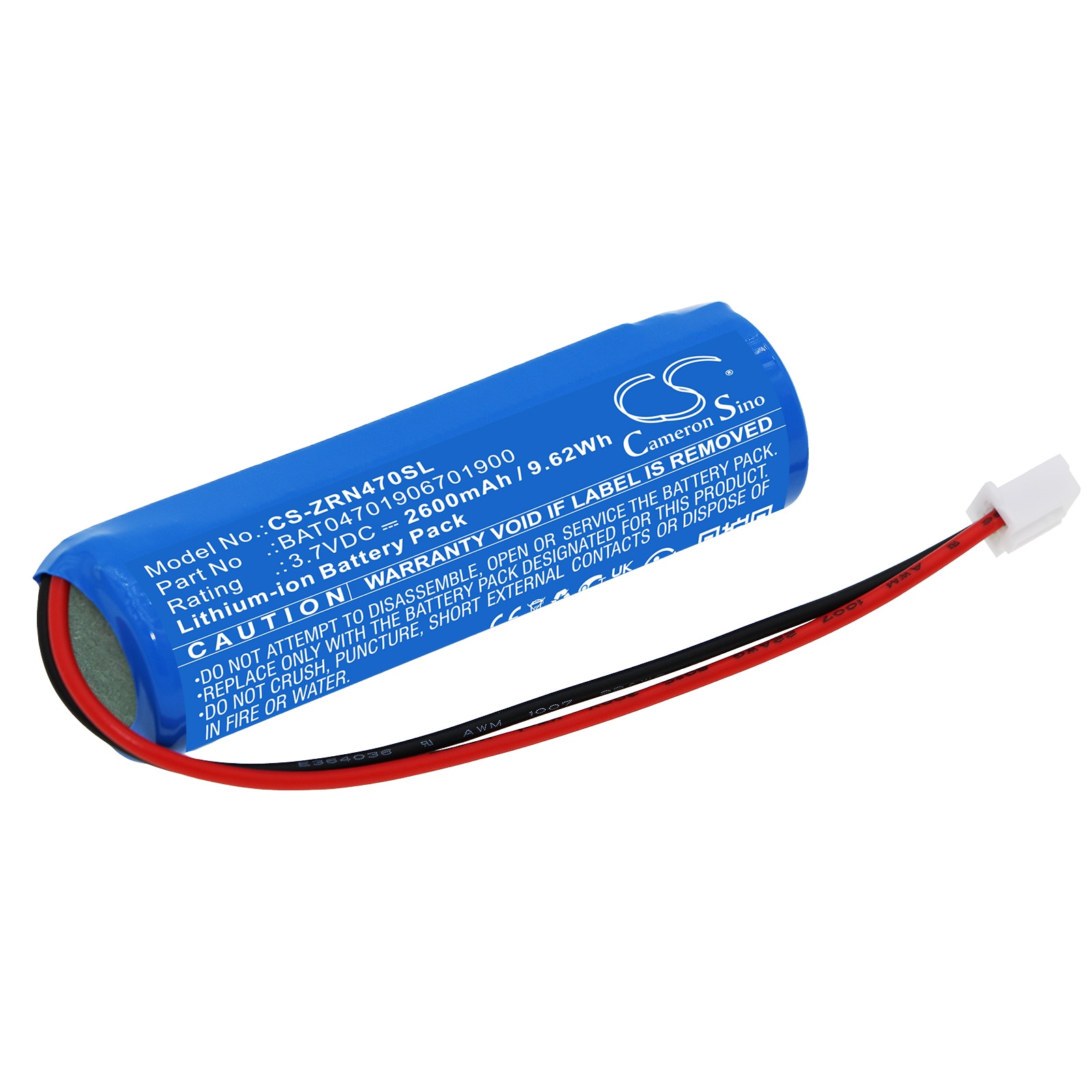 Batteri til bærbar Led-bordlampe for Zafferano Pina Pro, Push up, Home etc.