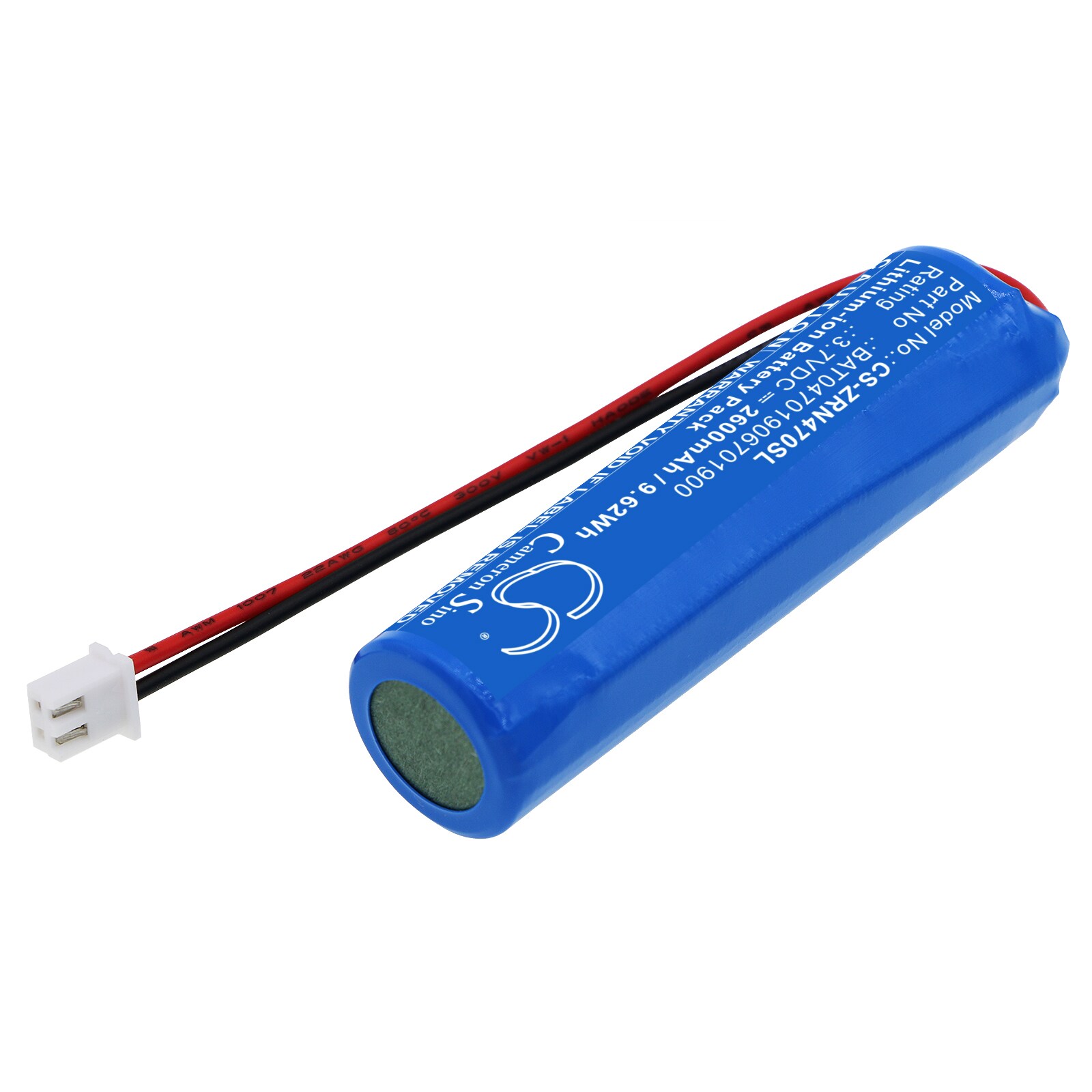 Batteri til bærbar Led-bordlampe for Zafferano Pina Pro, Push up, Home etc.