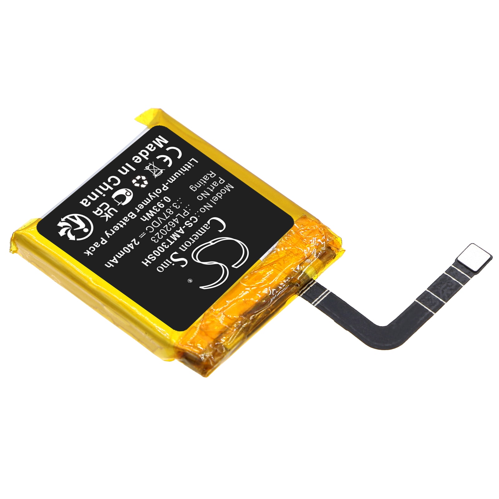 Batteri til smartklokke for Amazfit GTS 3, A2035