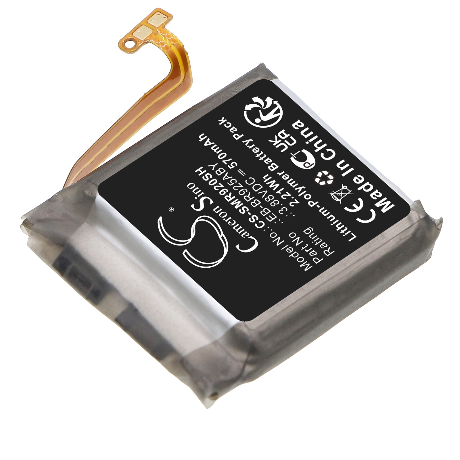 Batteri til smartklokke for Samsung Watch 5 Pro, Galaxy Watch 5 Pro 45mm, SM-R920 og andre.