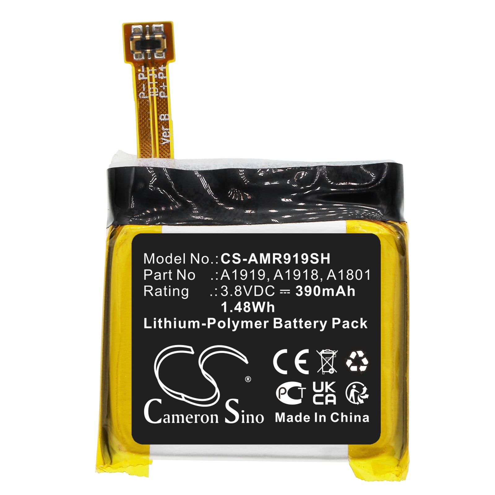 Smartwatch-batteri for Amazfit T-Rex, T-Rex PRO / batteri for Amazfit T-Rex