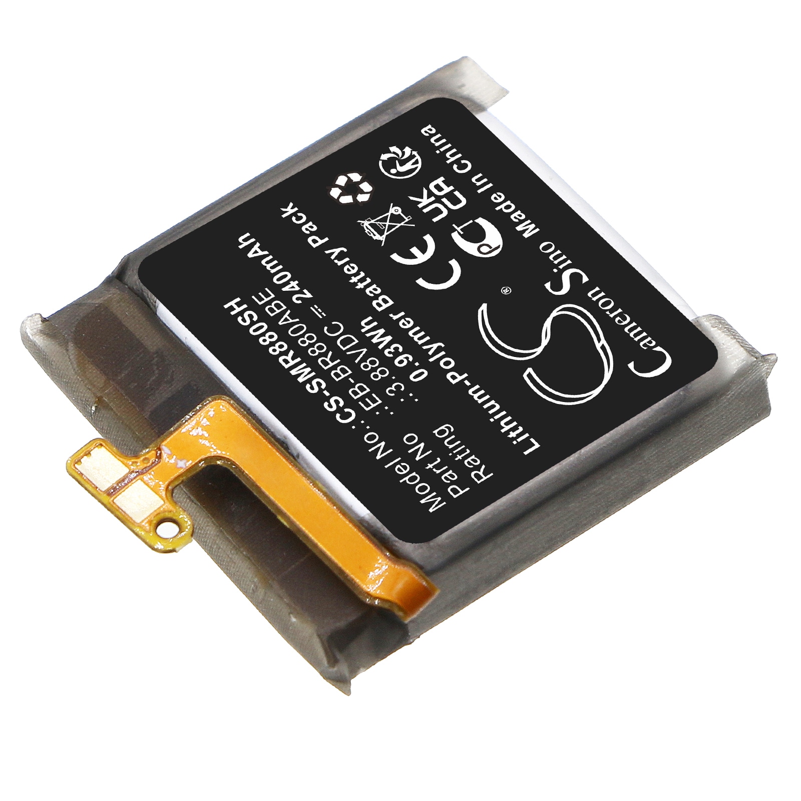 Batteri til smartklokke for Samsung SM-R880, SM-R880N, Galaxy Watch 4 40 mm m.fl.