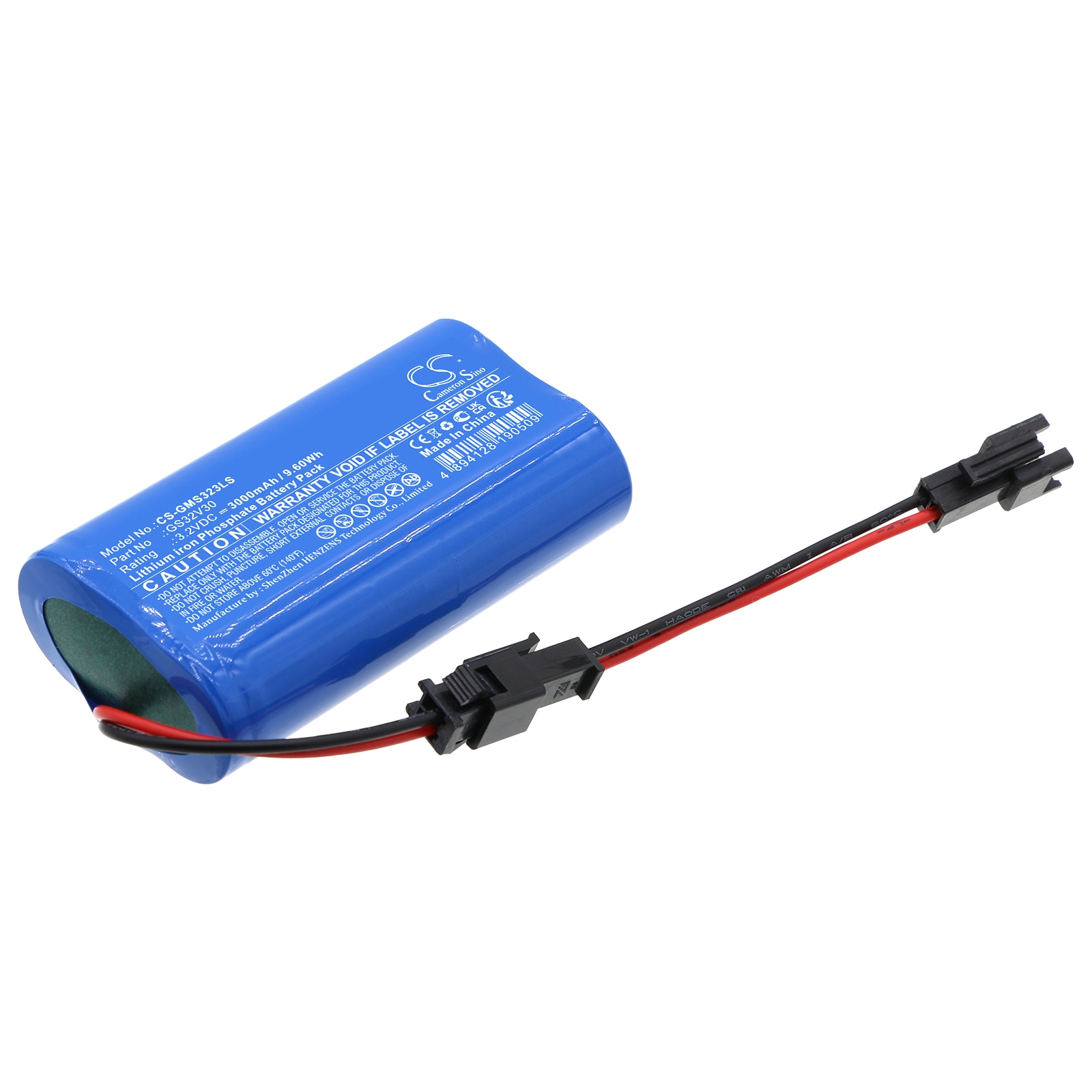 Batteri til solcellebatteri for Gama Sonic GS-109S-B, GS-109F-B, 97K012 og andre.