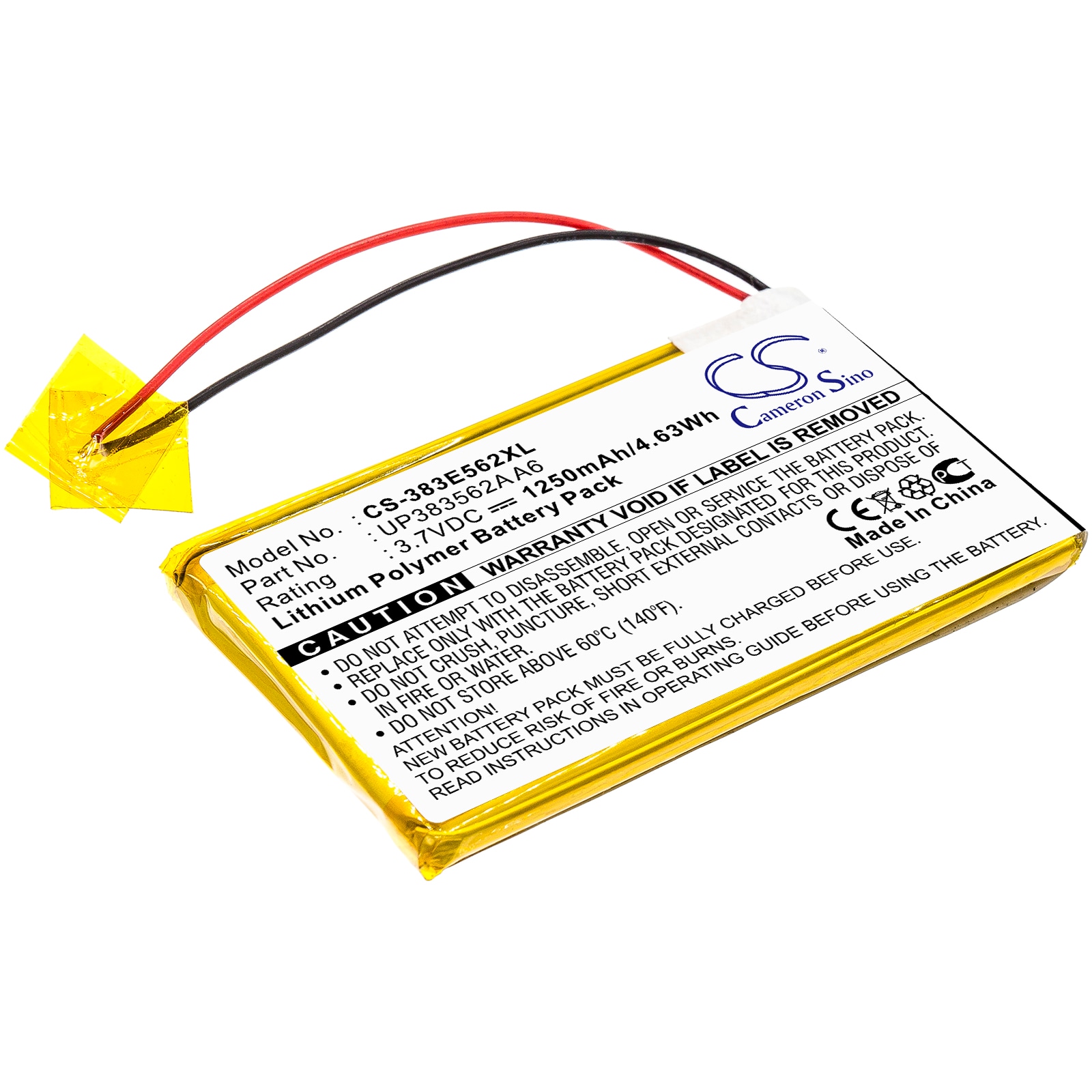 Batteri for Pocket PC, PDA for Palm Tungsten E