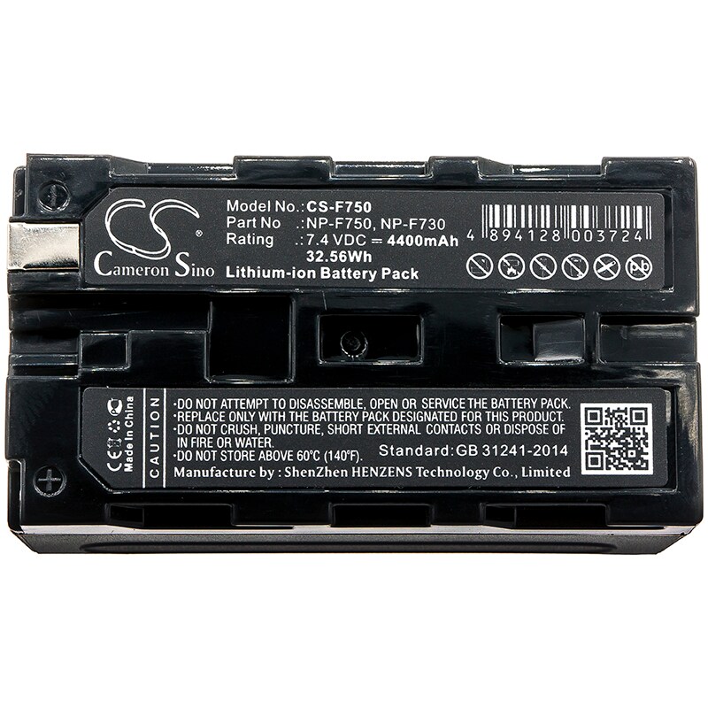Batteri til skriver for Sony CCD-SC7, CCD-SC9, CCD-TR12 osv.