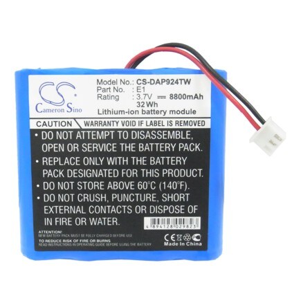 Batteri for DAB Digital til Pure EvokeE-1S, Evoke Flow, VL-60924 og andre.