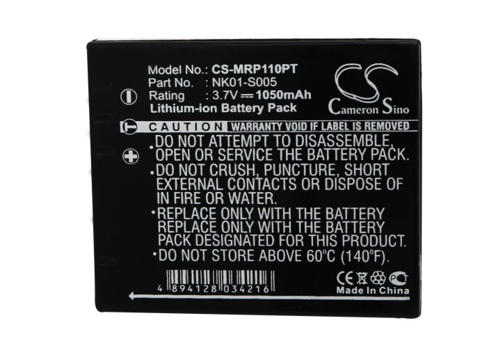 Batteri til projektor for 3M MPro 110 mikroprojektor