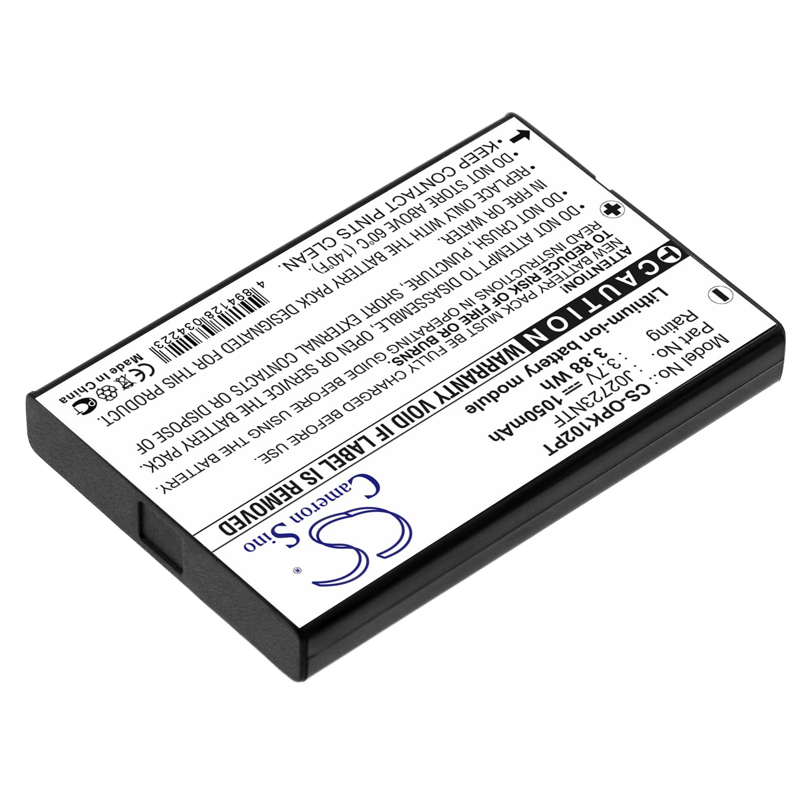 Batteri til projektor for Optoma PK102 Pico Pocket Projector, BB-LIO37B og andre.