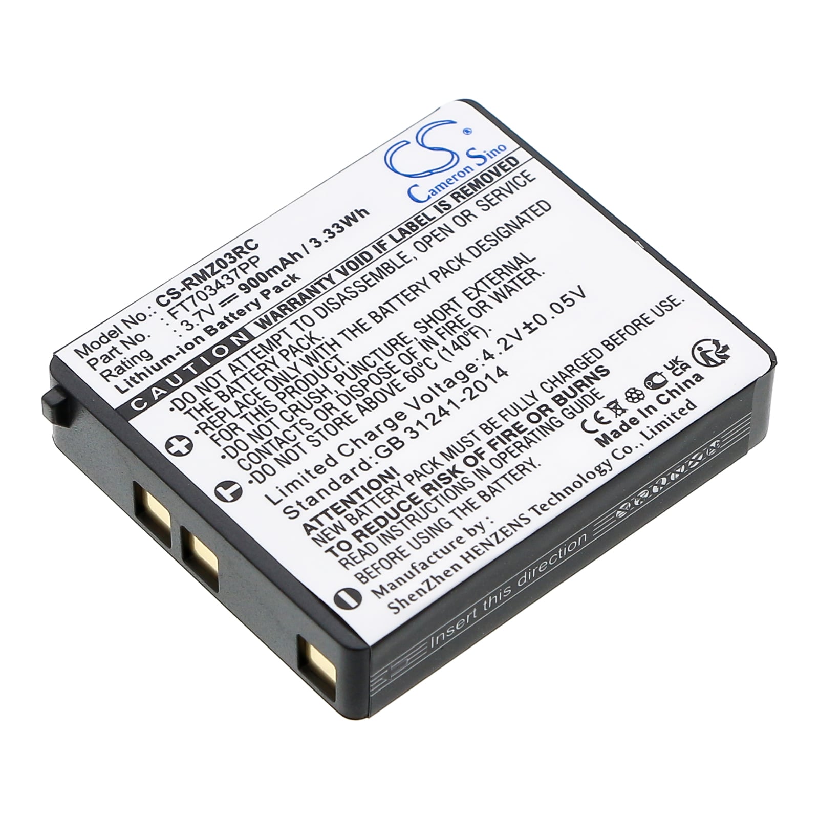 Batteri for tastatur, mus for Razer RC03-001201, Mamba RC03