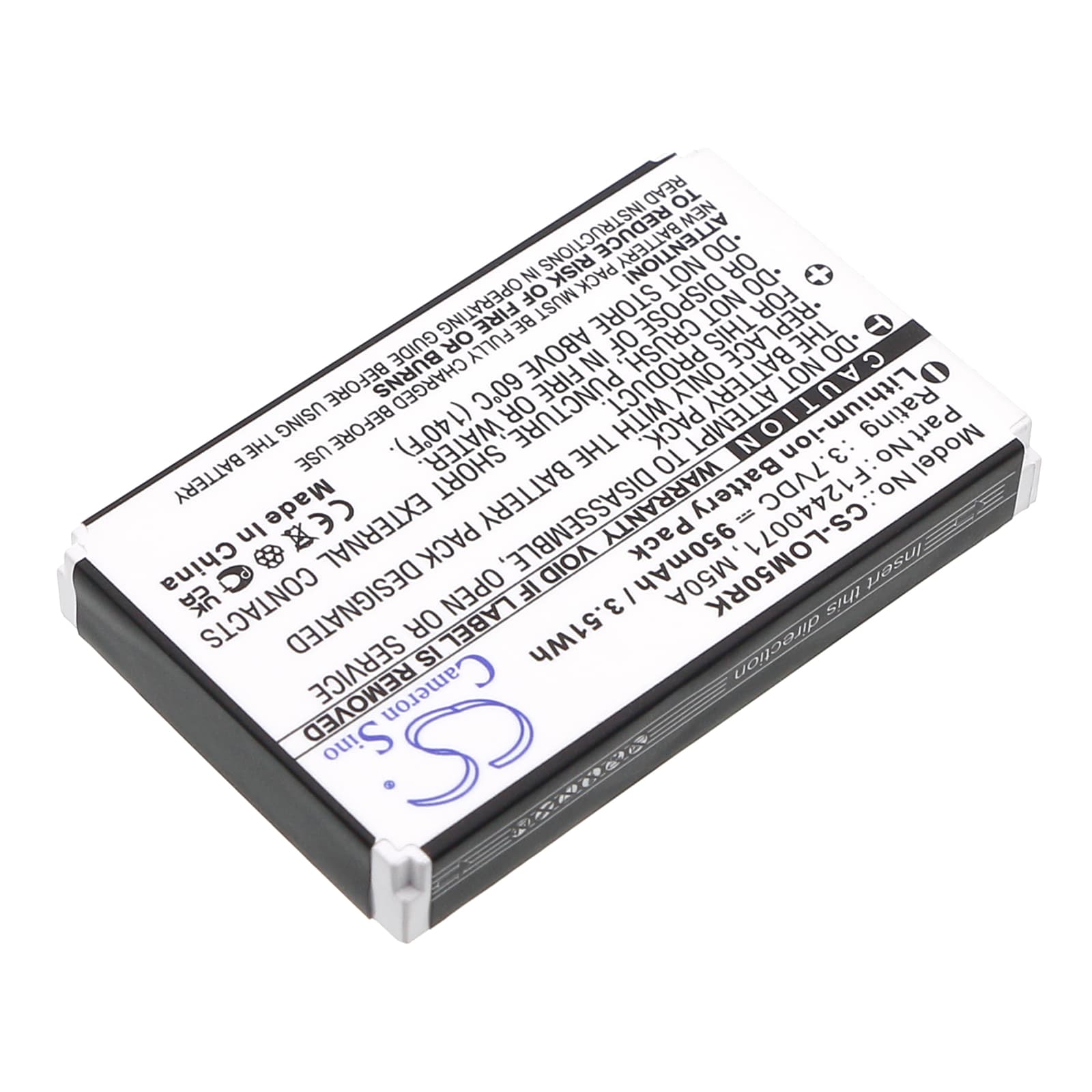 Batteri for tastatur, mus for Logitech diNovo Edge, DiNovo Mini, Y-RAY81