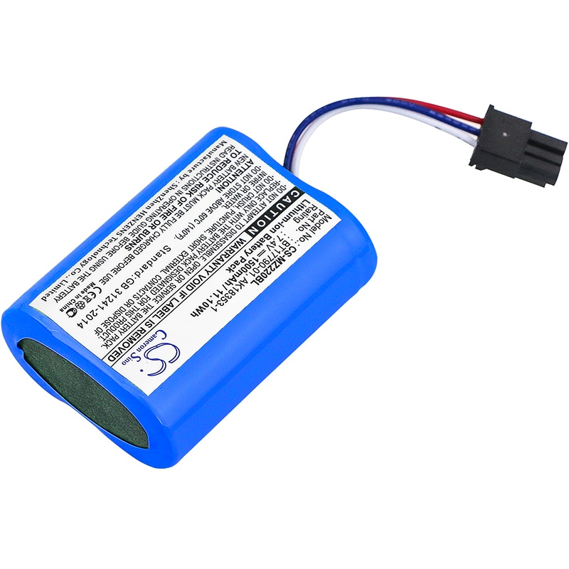 Bærbart skriverbatteri for Zebra IMZ320, MZ220, MZ320 og andre.