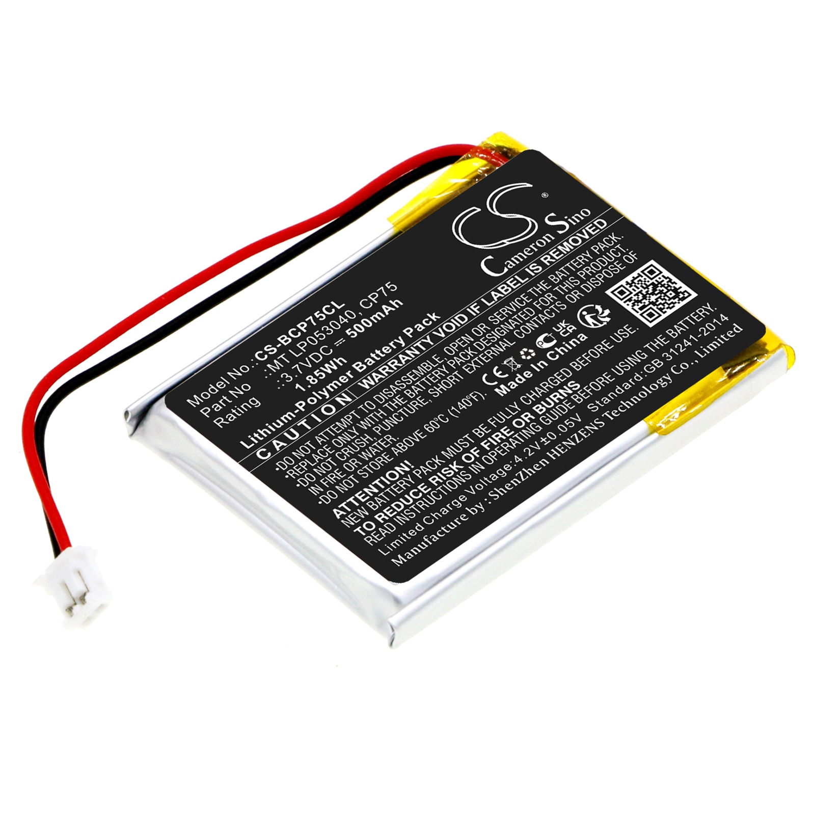 Batteri til trådløs telefon for Binatone iDect X2i, iDect X2i Single, iDect X2i Twin