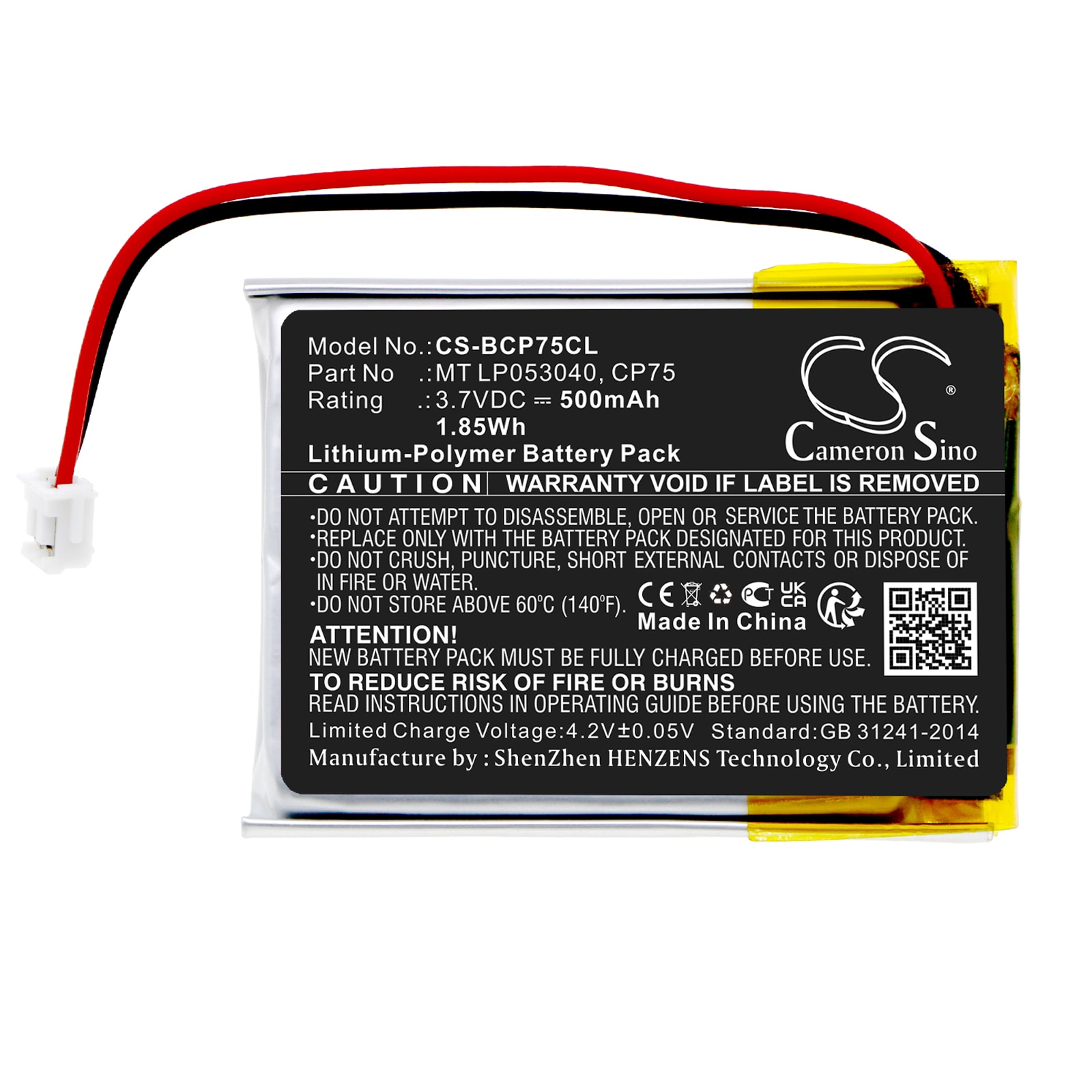 Batteri til trådløs telefon for Binatone iDect X2i, iDect X2i Single, iDect X2i Twin