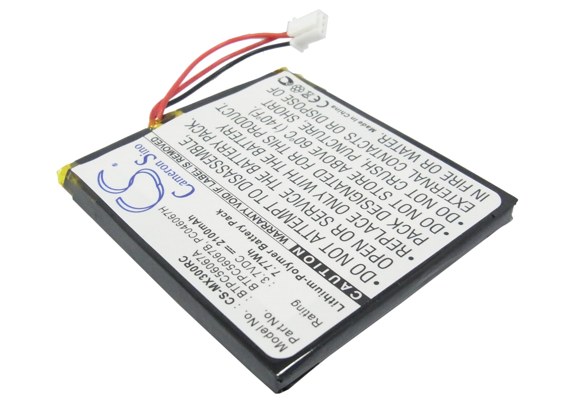 Batteri til fjernkontroll for Crestron, C2N-DAP8, CNAMPX-16X60 etc.