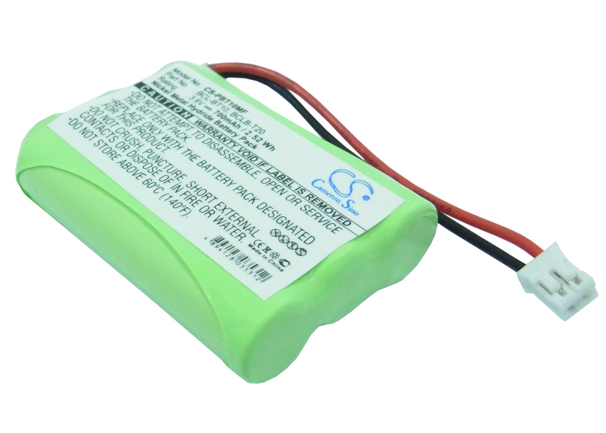 Batteri for mobilfaks til Brother IntelliFax-1960c, IntelliFax-2580c, BCL-D10 og andre.